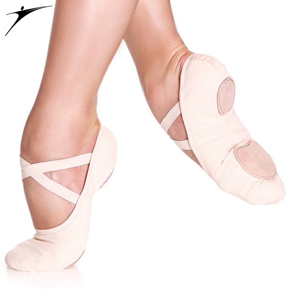 Sapatilha de Ballet em Lona Elástica