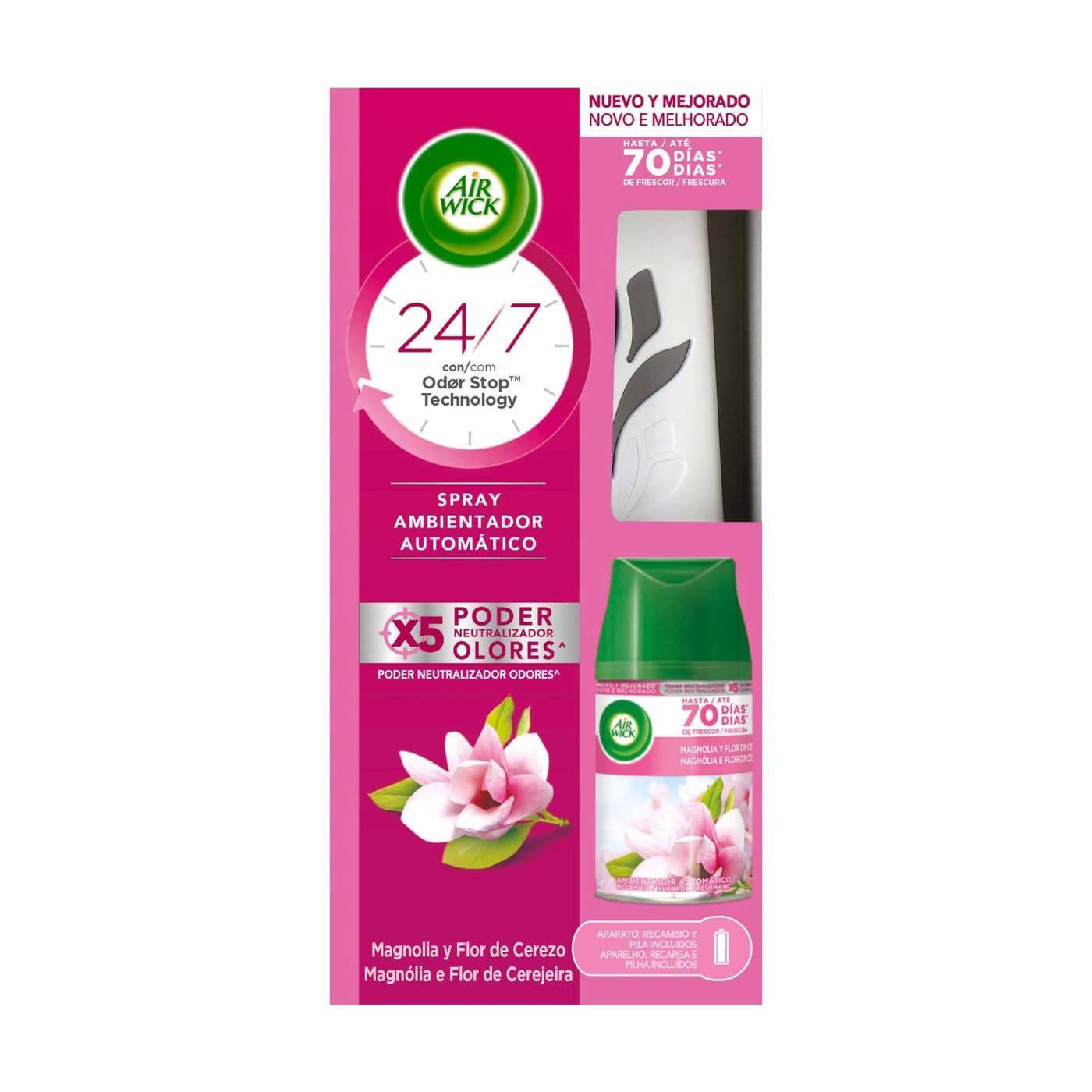 AIR WICK DIFUSOR AUTOMATICO FLOR CEREJEIRA 250ML