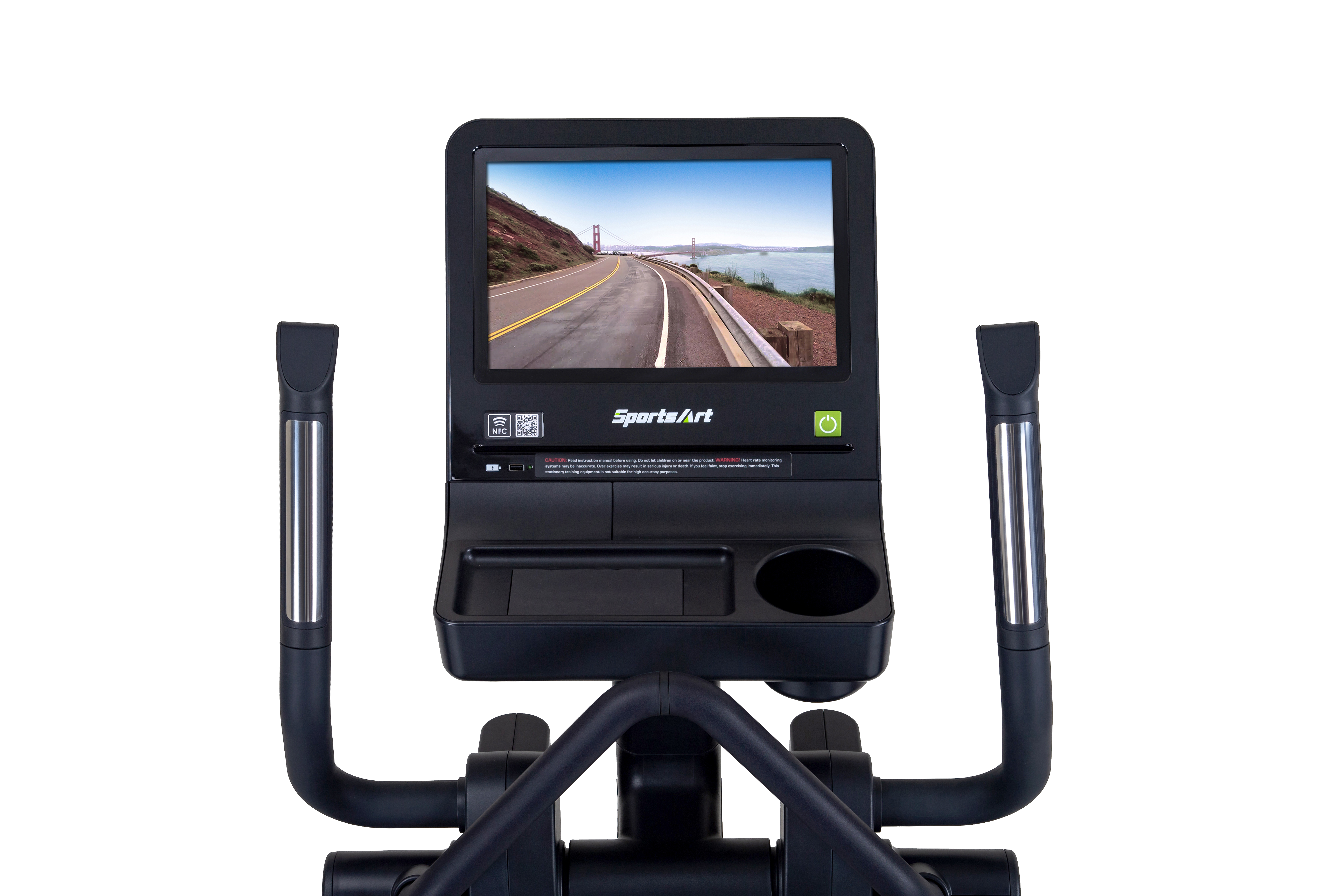 Bicicleta Elíptica E873 Com Display De 13 ´´