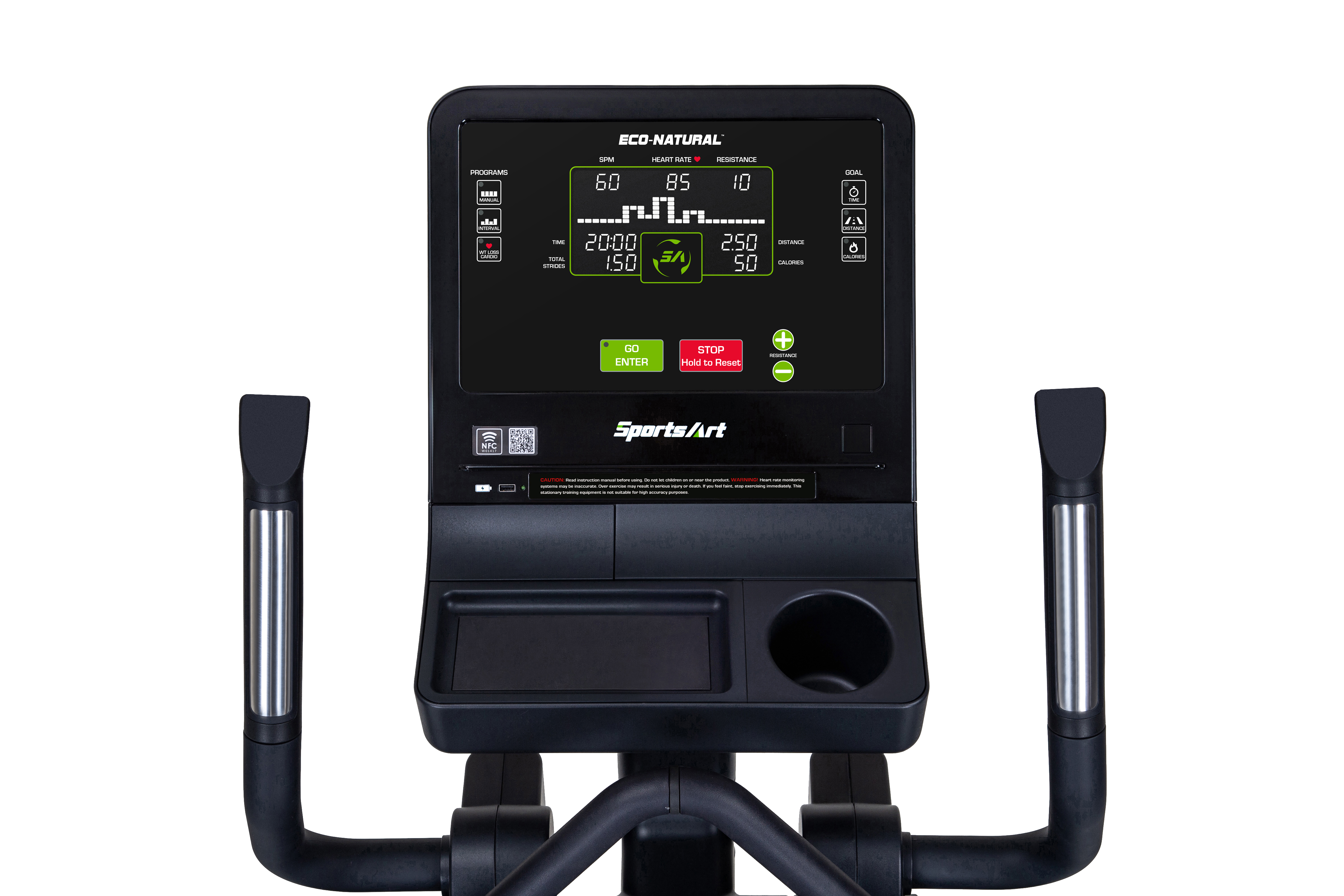 Bicicleta Elíptica E873 - Autoalimentada