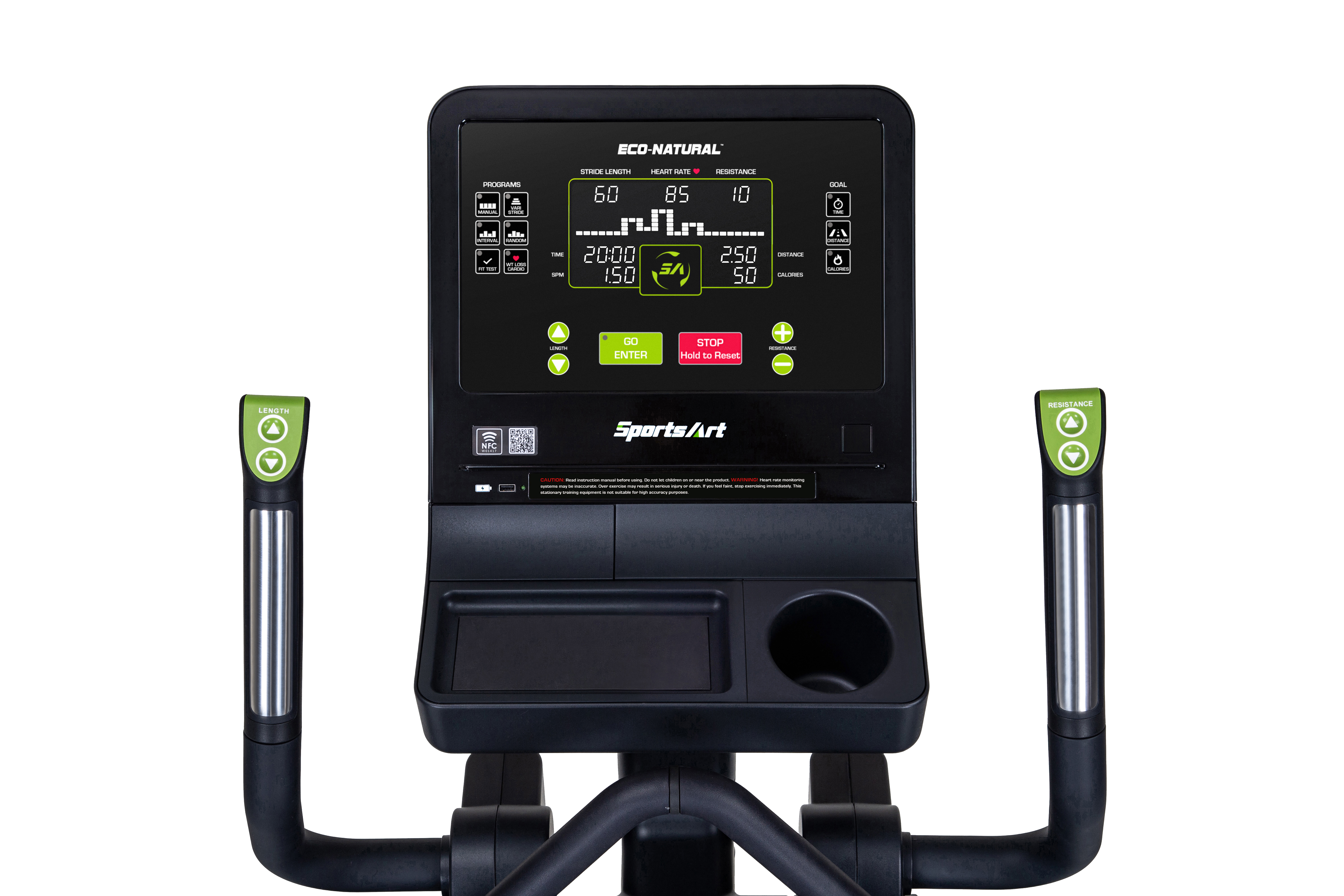 Bicicleta Elíptica E874 - Autoalimentada