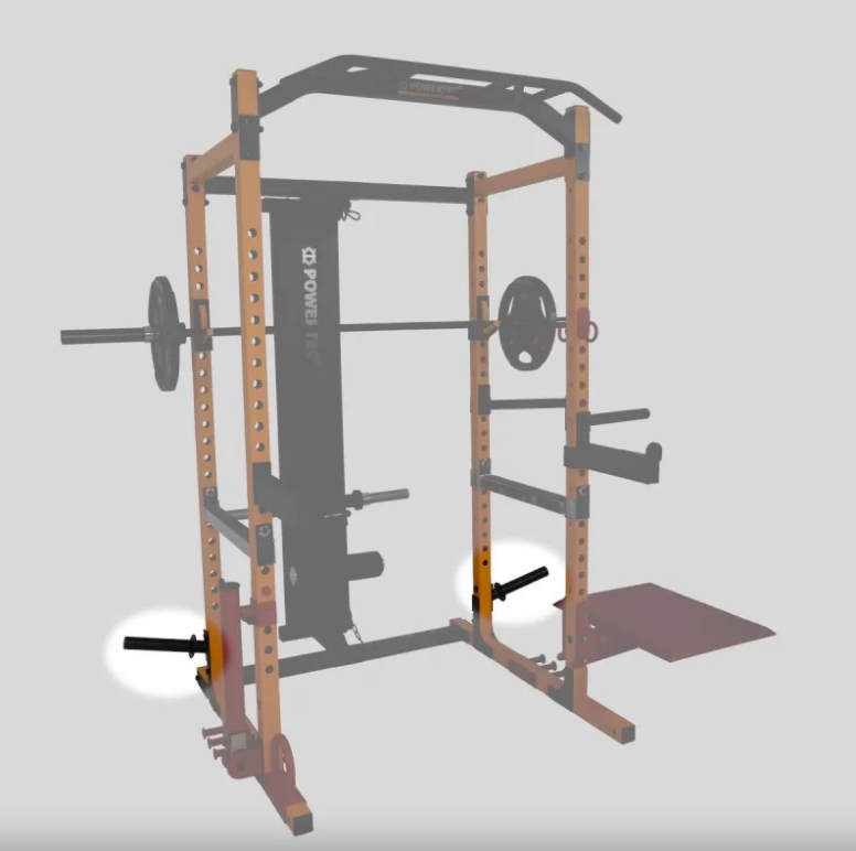 Suportes De Discos Para Power Rack (2 peças)