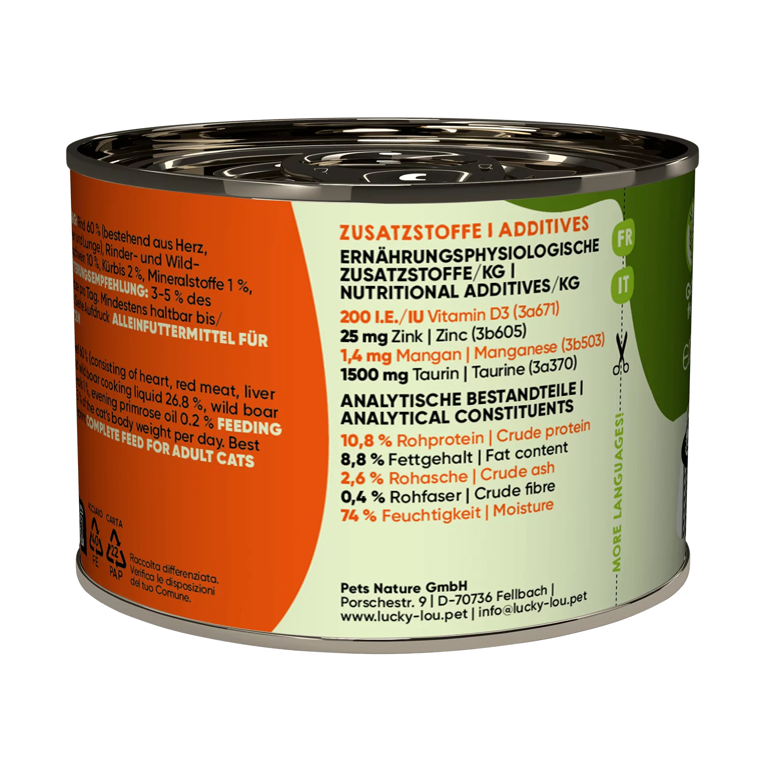 Lucky Lou® Lifestage Adult Bœuf & Sanglier 200g