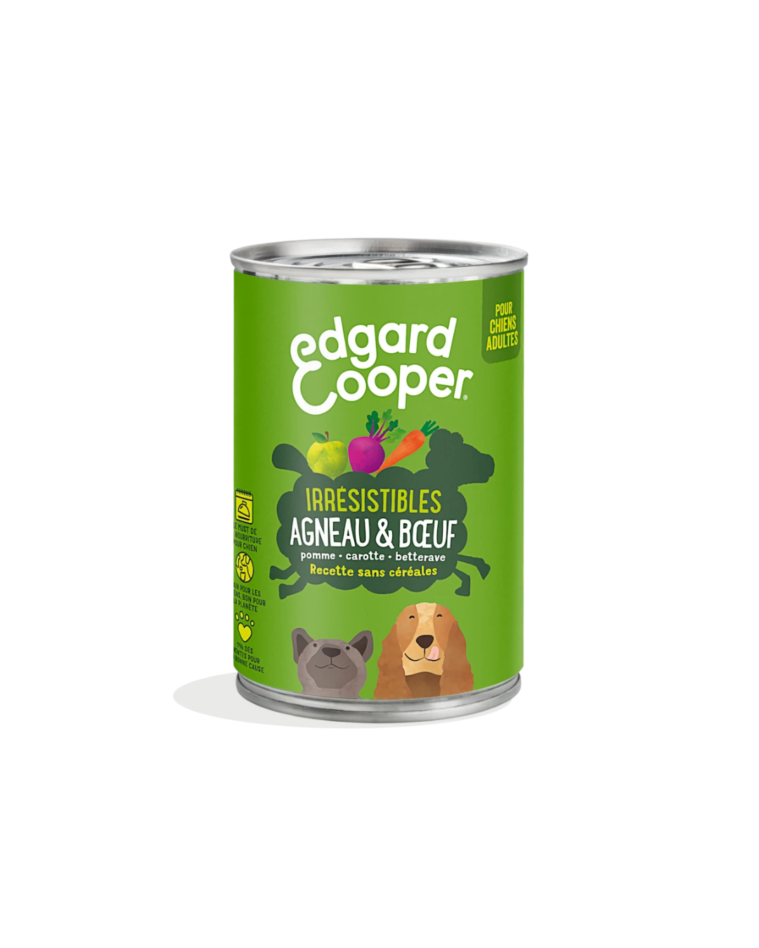 Agneau et Bœuf – Aliment Humide pour Chiens – Edgard Cooper