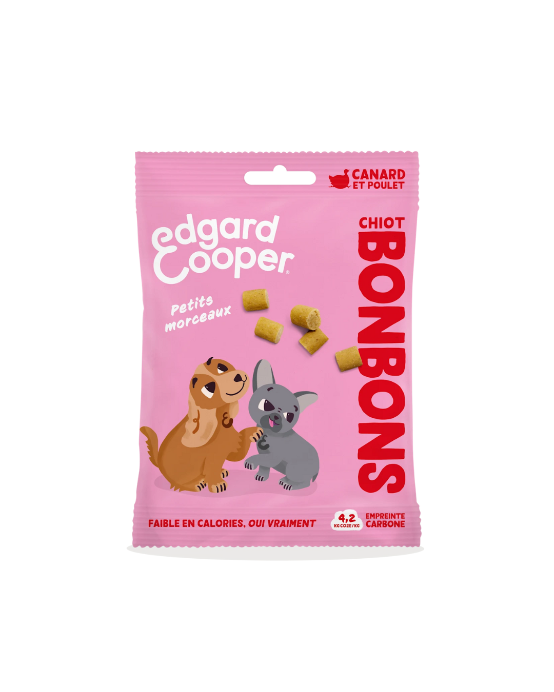 Friandises au Canard et Poulet – Friandise pour Chiens 120g – Edgard Cooper