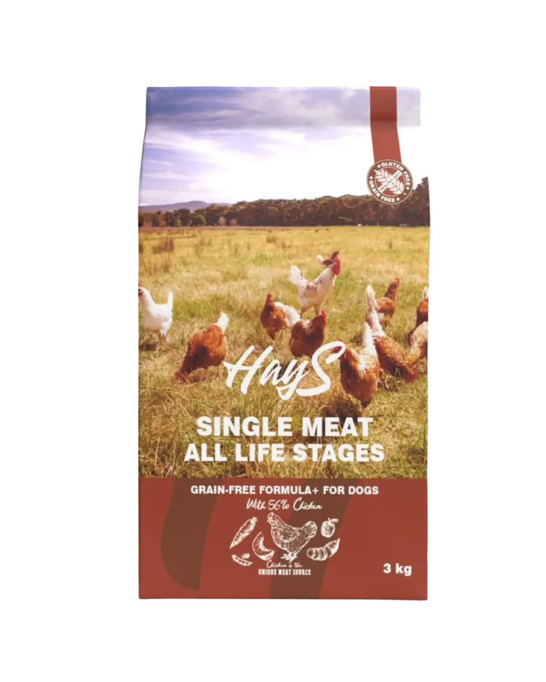 Croquettes Sèches Hays Grain Free Poulet – Chiens Adultes