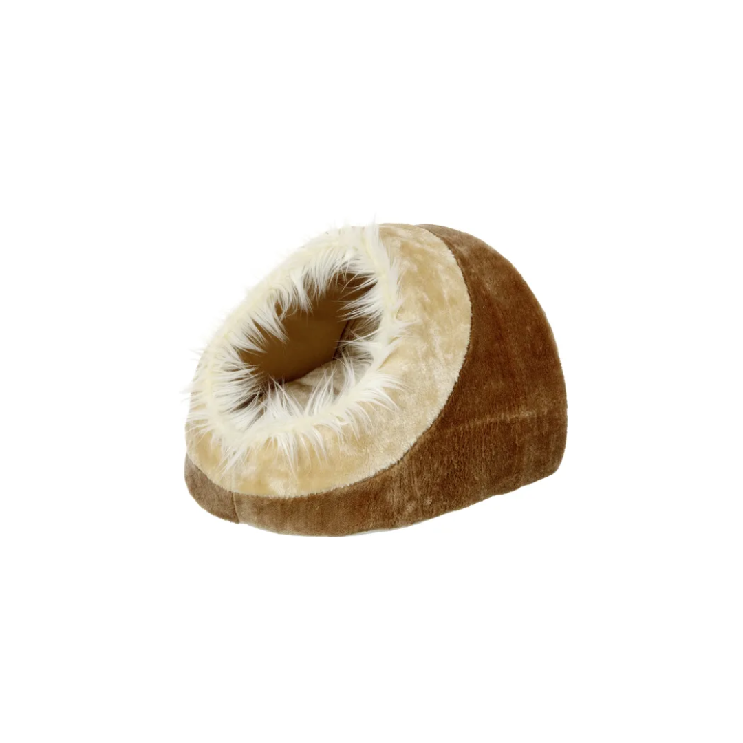  Lit Grotte pour Chats - Marron & Beige & Crème