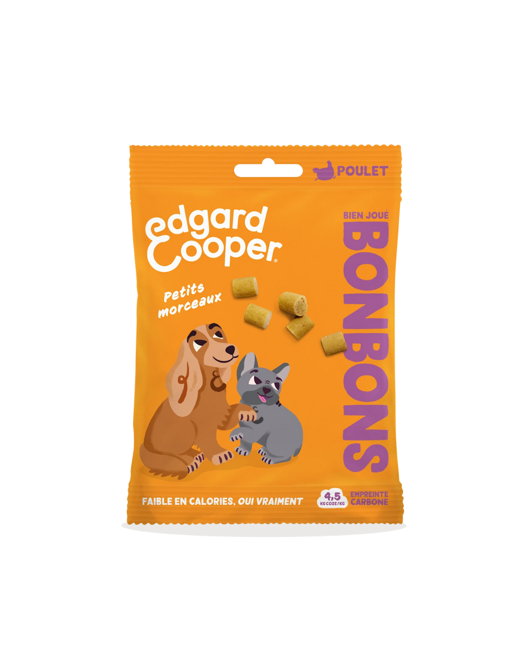 Gourmandise au Poulet  – Friandise pour Chiens 120g – Edgard Cooper