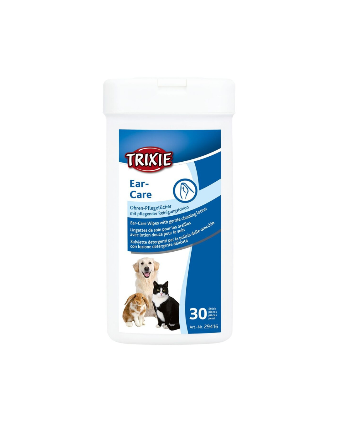 Lingettes humides pour le soin des oreilles- Trixie