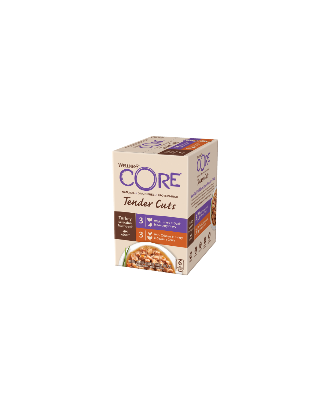 Wellness Core Tender Cuts – Multipack de nourriture humide pour chats