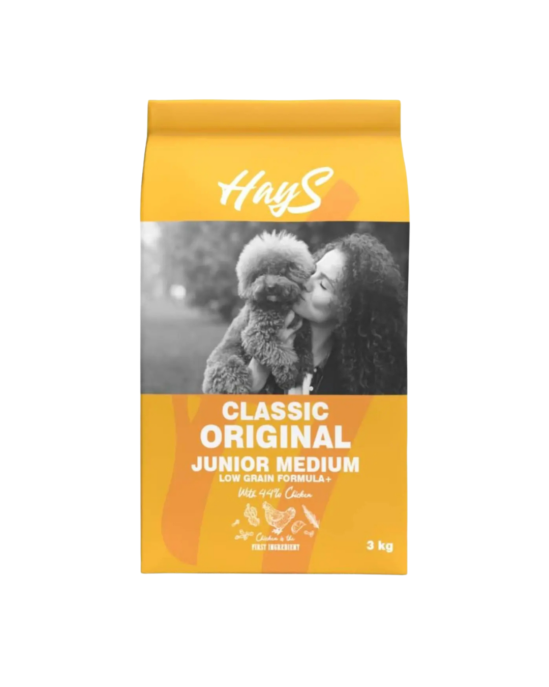 Croquettes Sèches Hays Classic Poulet – Chiots de Races Moyennes 