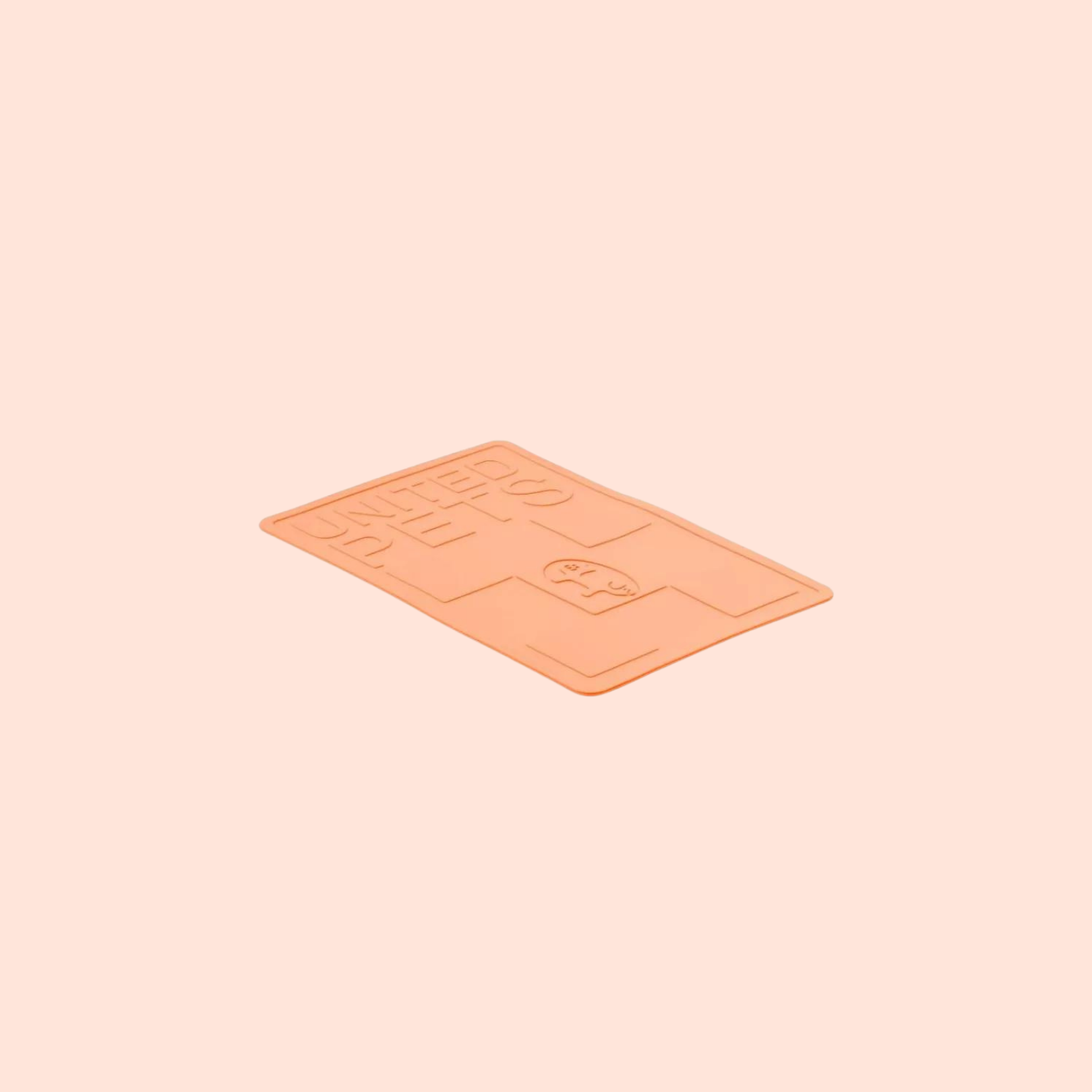  Tapis antidérapant et antibactérien - orange moyen 45X30