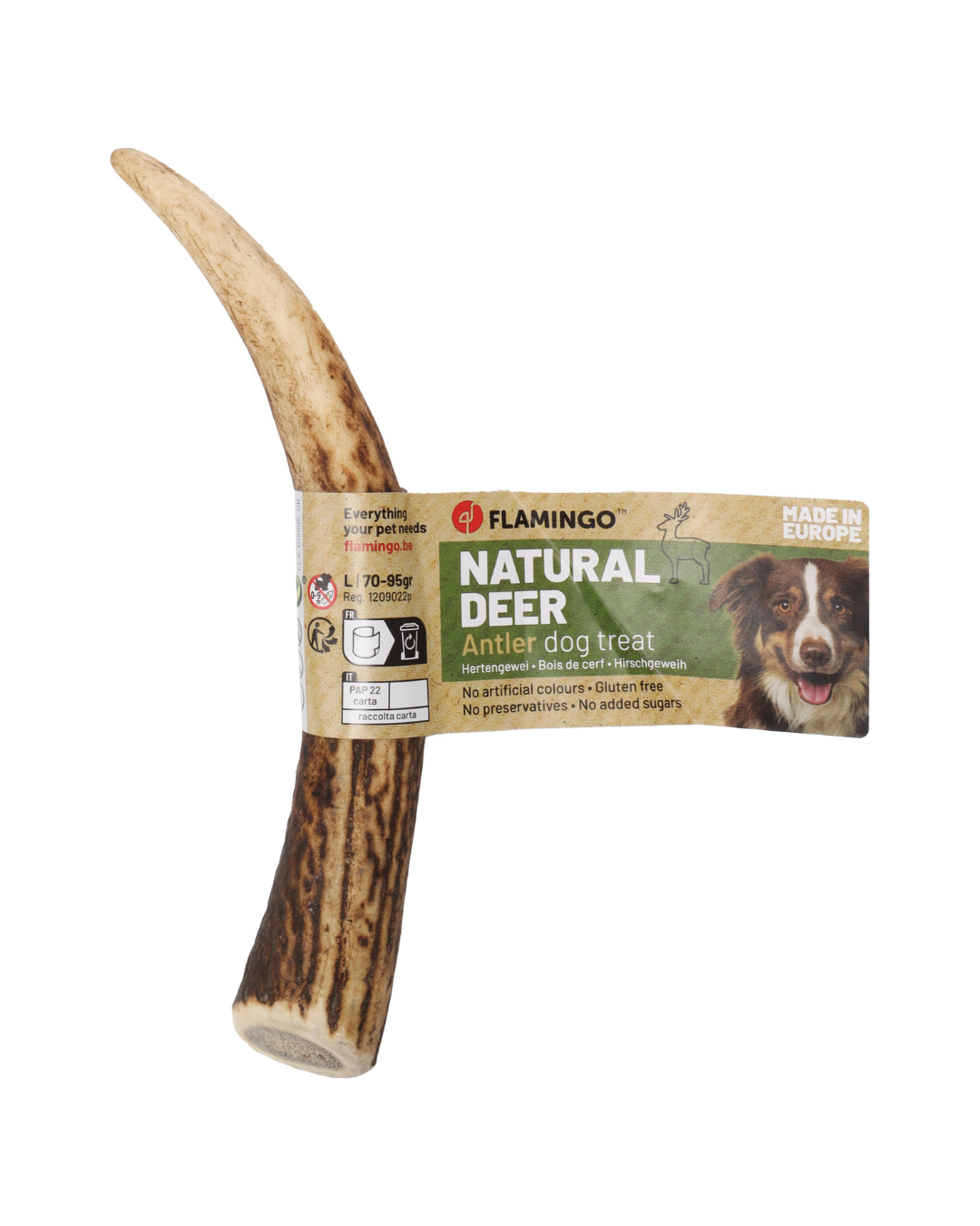 Flamingo- NATURE SNACK BOIS DE CERF HARD L 1PC