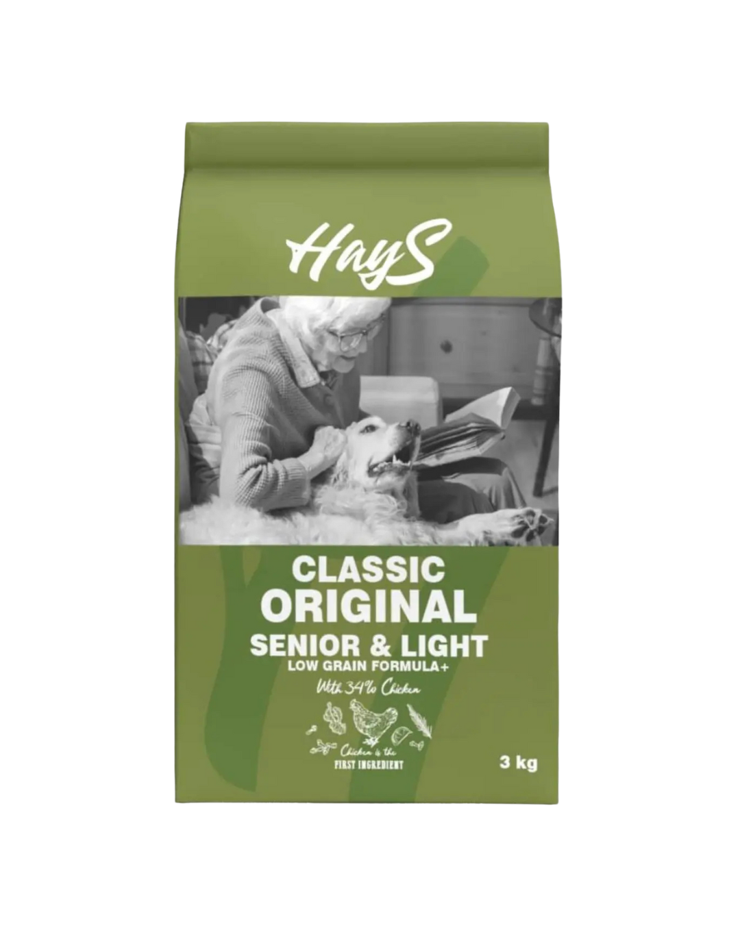 Croquettes Sèches Hays Classic Poulet – Chiens Âgés 
