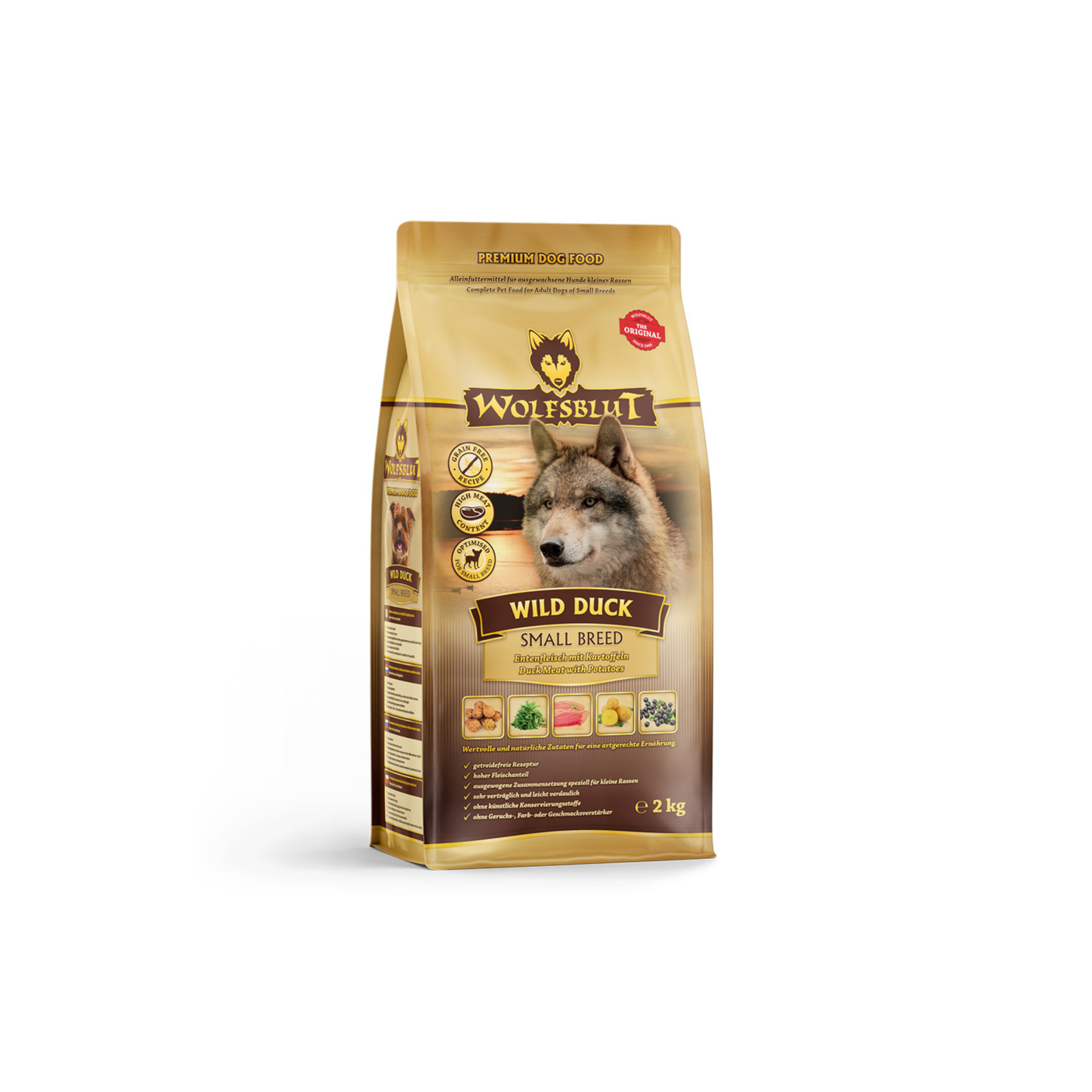 Wolfsblut Adult Small Breed Wild Duck (2 kg)