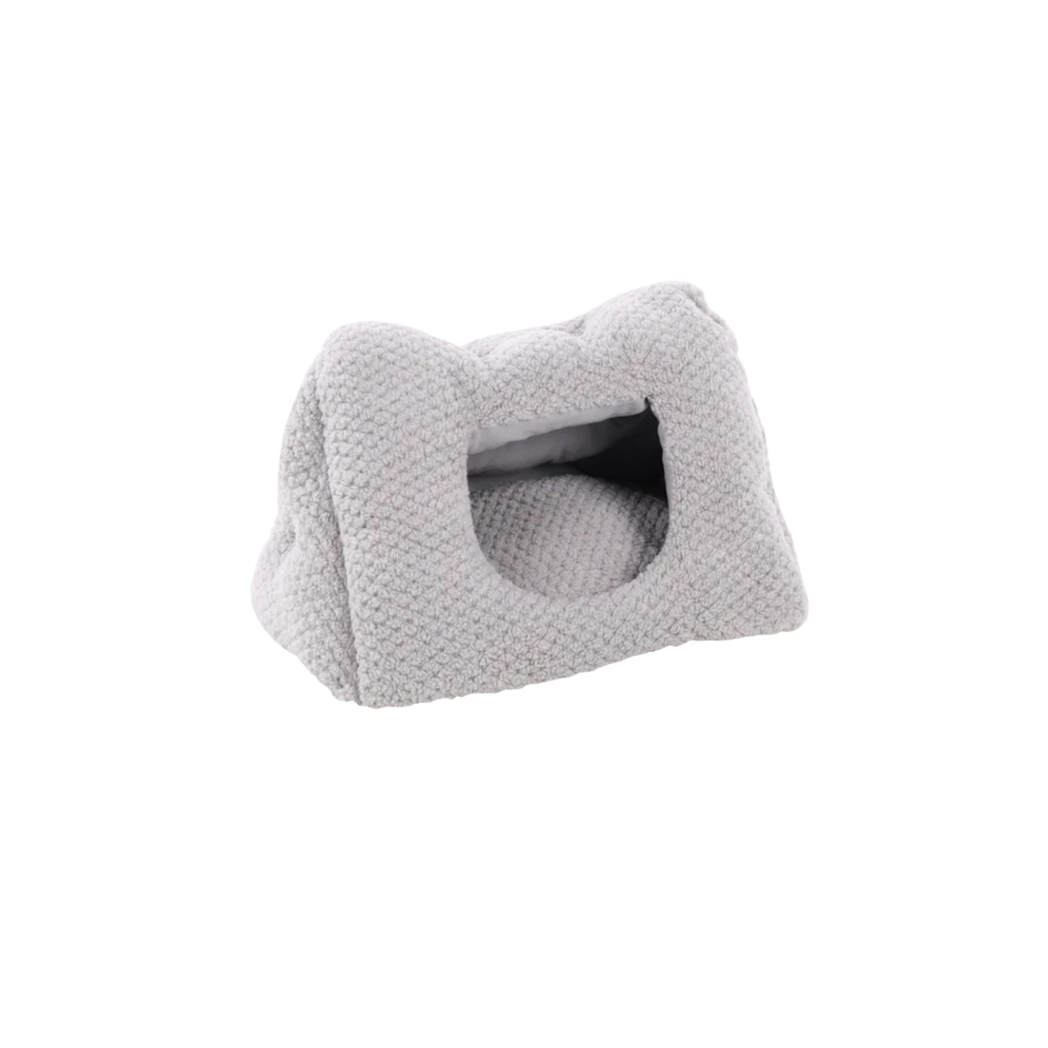 Lit en Peluche jacquard gris - Flamingo 50 x 35cm