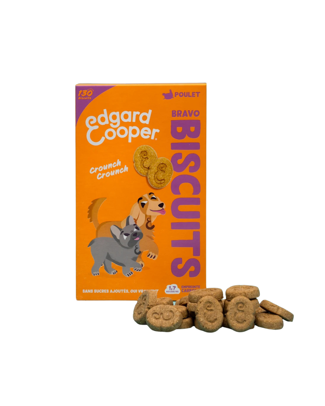 Biscuits au Poulet – Friandise pour Chiens 400g – Edgard Cooper