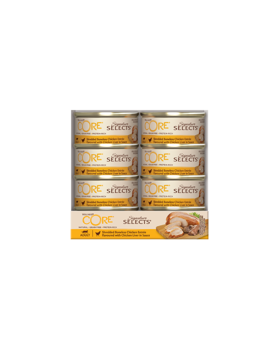 Wellness Core Signature Selects – Poulet avec Foie de Poulet en Sauce (Boîte)