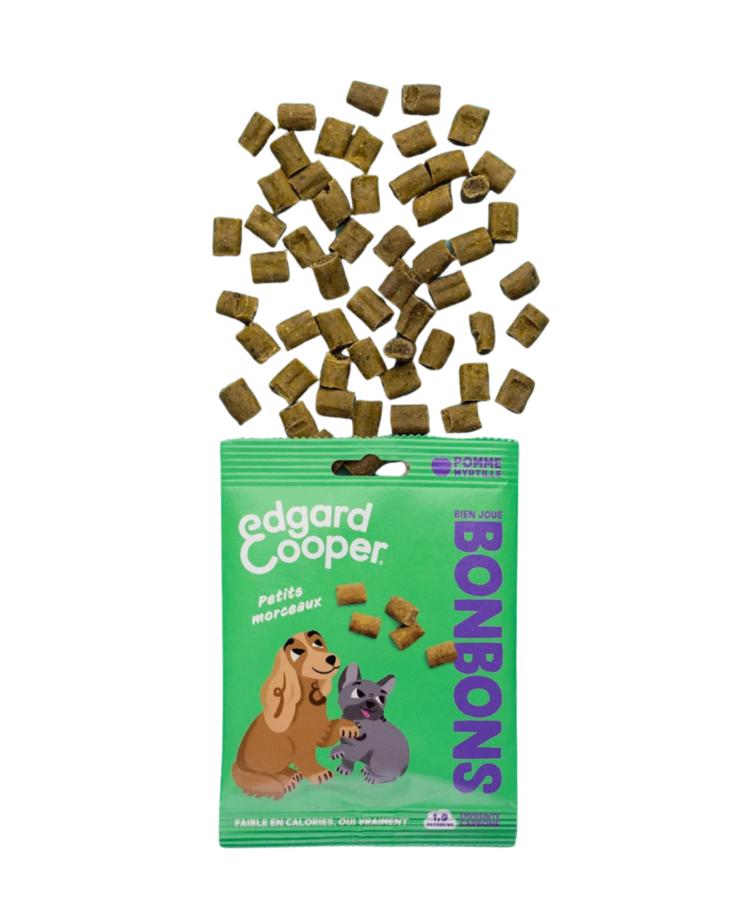 Friandise Pomme et Myrtille – Friandise pour Chiens 50g – Edgard Cooper