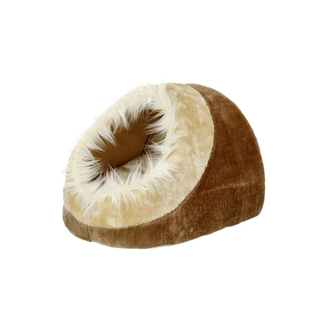  Lit Grotte pour Chats - Marron & Beige & Crème