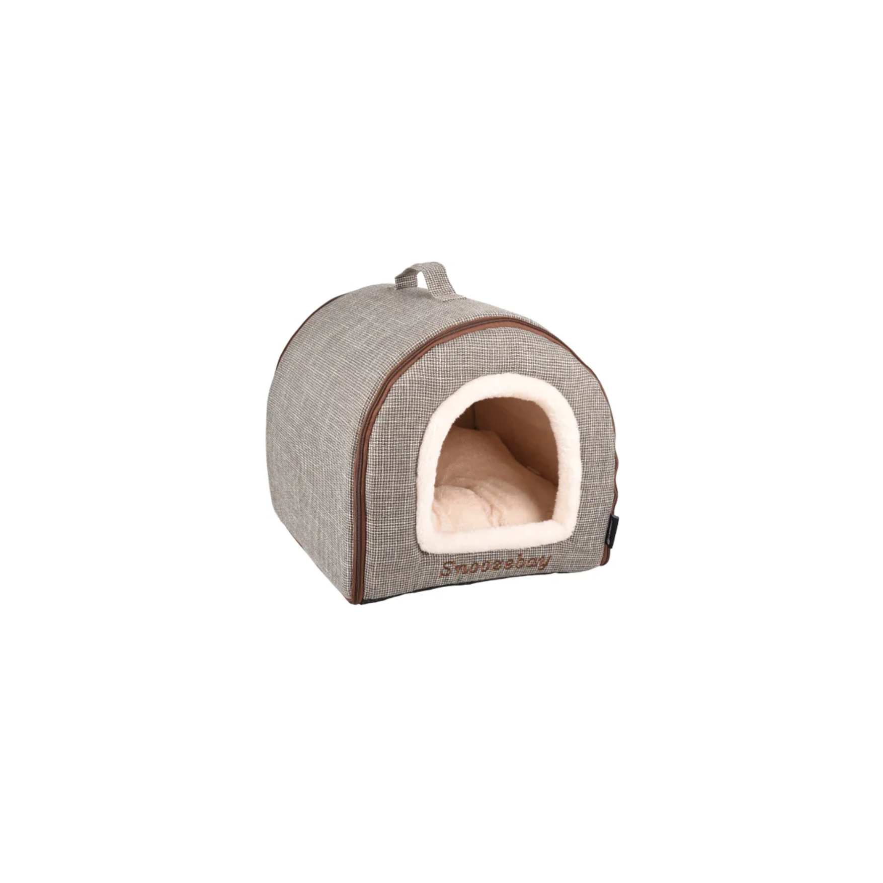 Espace de Sommeil SnoozeBay Ovale Marron & Crème - Framingo 