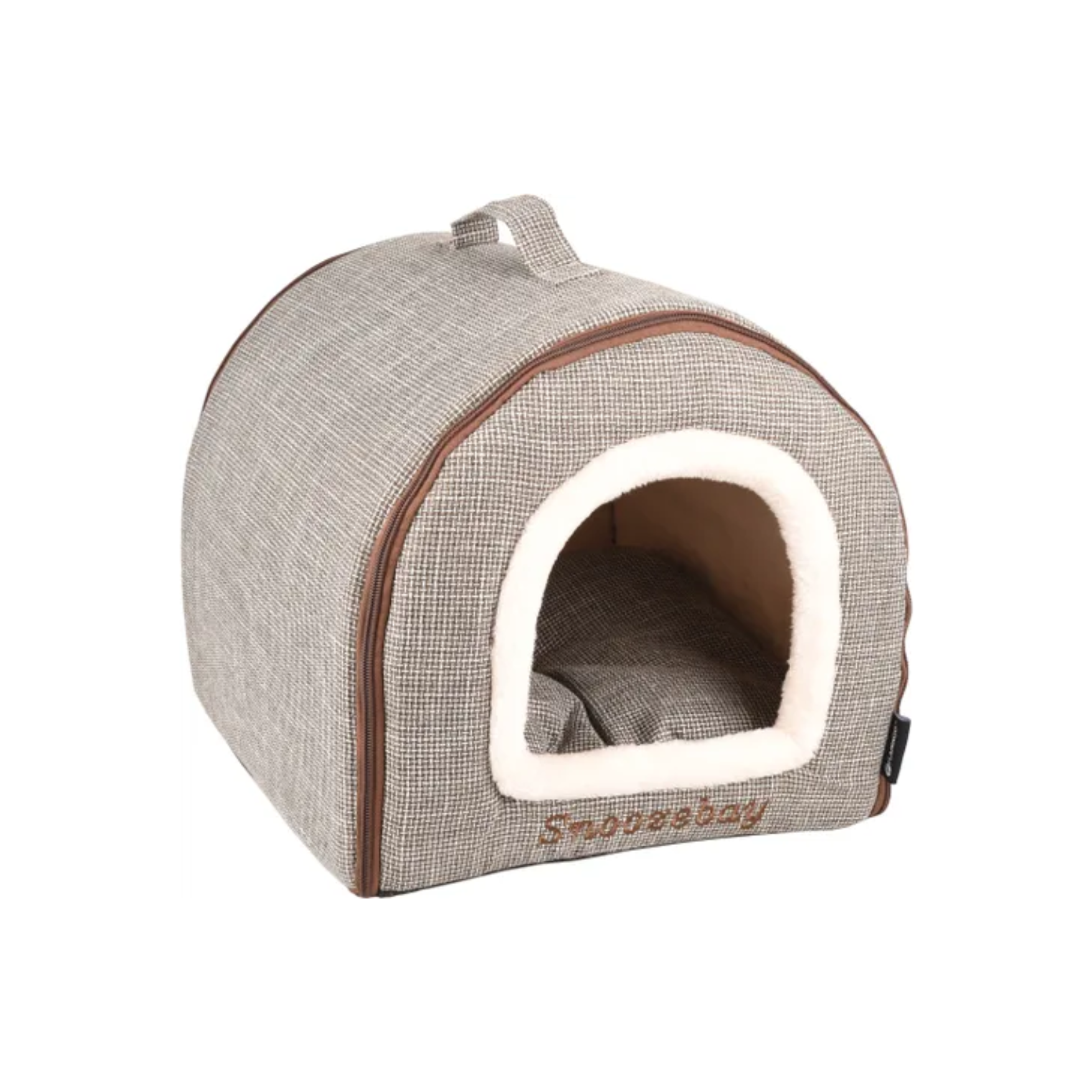 Espace de Sommeil SnoozeBay Ovale Marron & Crème - Framingo 