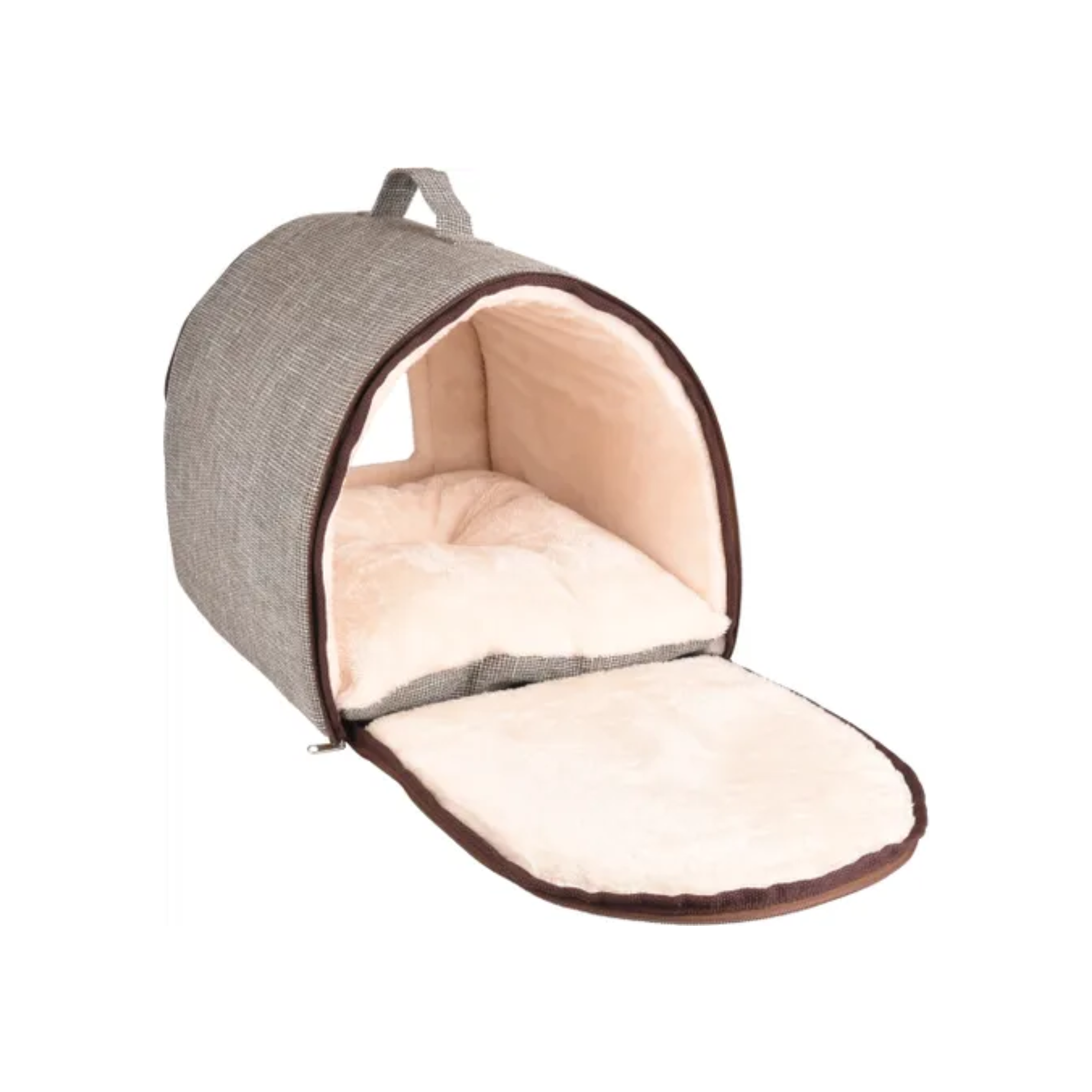 Espace de Sommeil SnoozeBay Ovale Marron & Crème - Framingo 