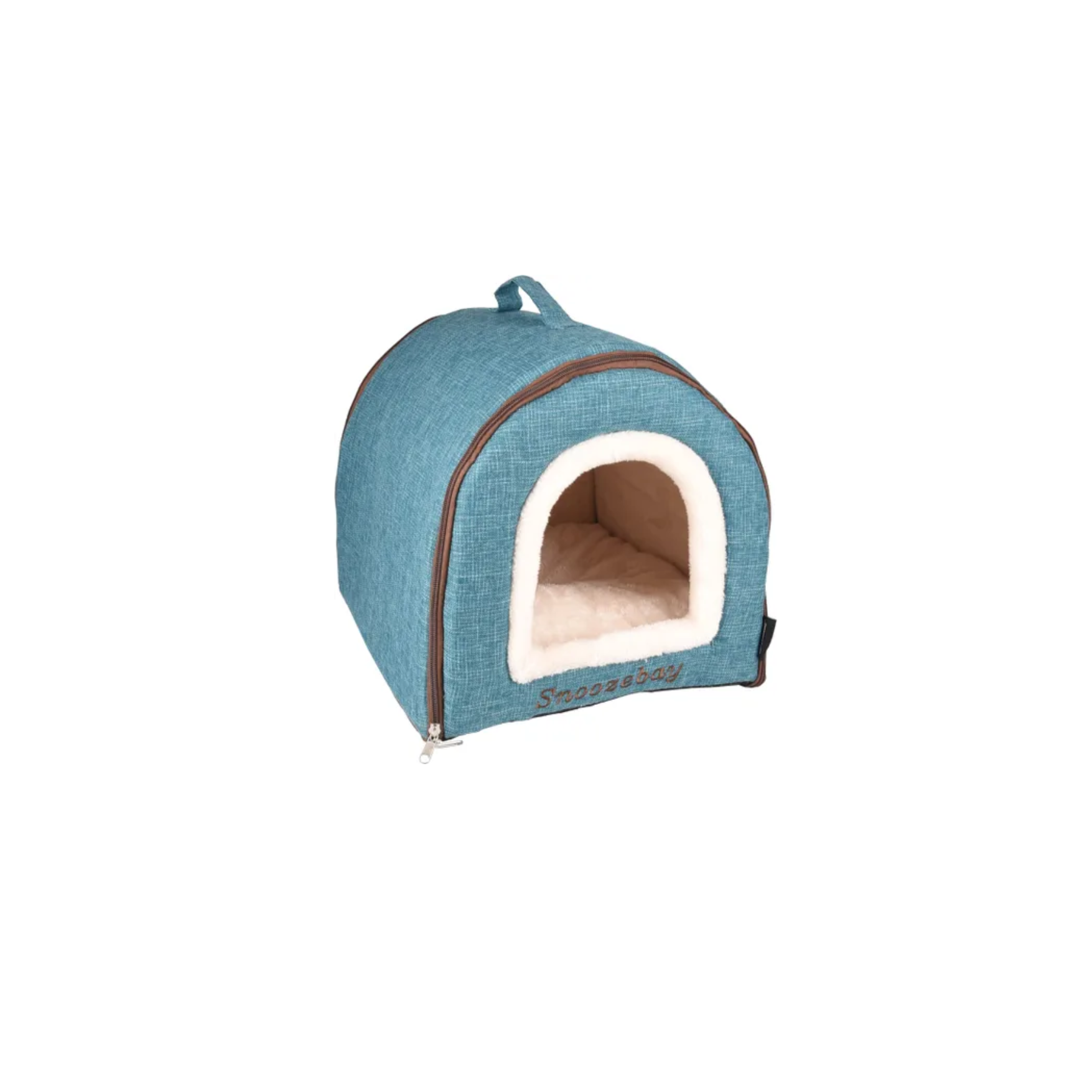 Espace de Sommeil SnoozeBay Ovale Bleu & Crème & Marron - Flamingo