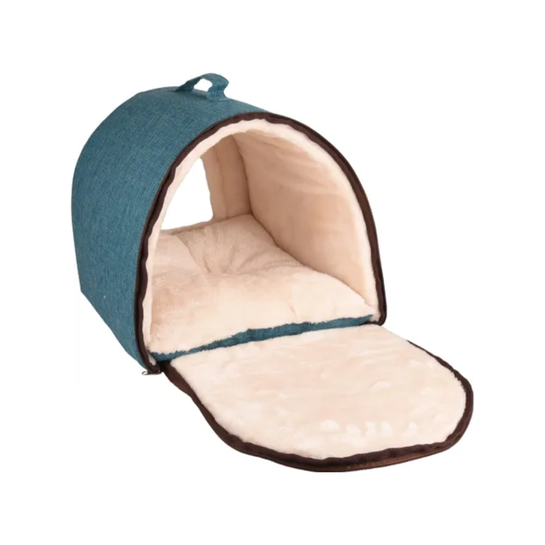Espace de Sommeil SnoozeBay Ovale Bleu & Crème & Marron - Flamingo