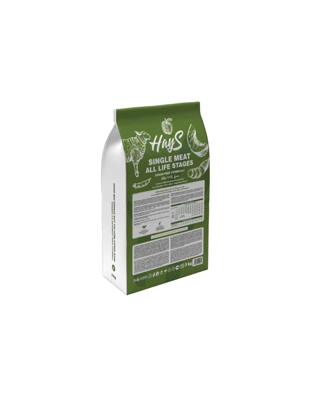 Croquettes Sèches Hays High Meat Agneau & Saumon – Chiots 