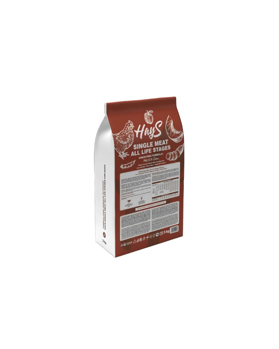 Croquettes Sèches Hays Grain Free Poulet – Chiens Adultes