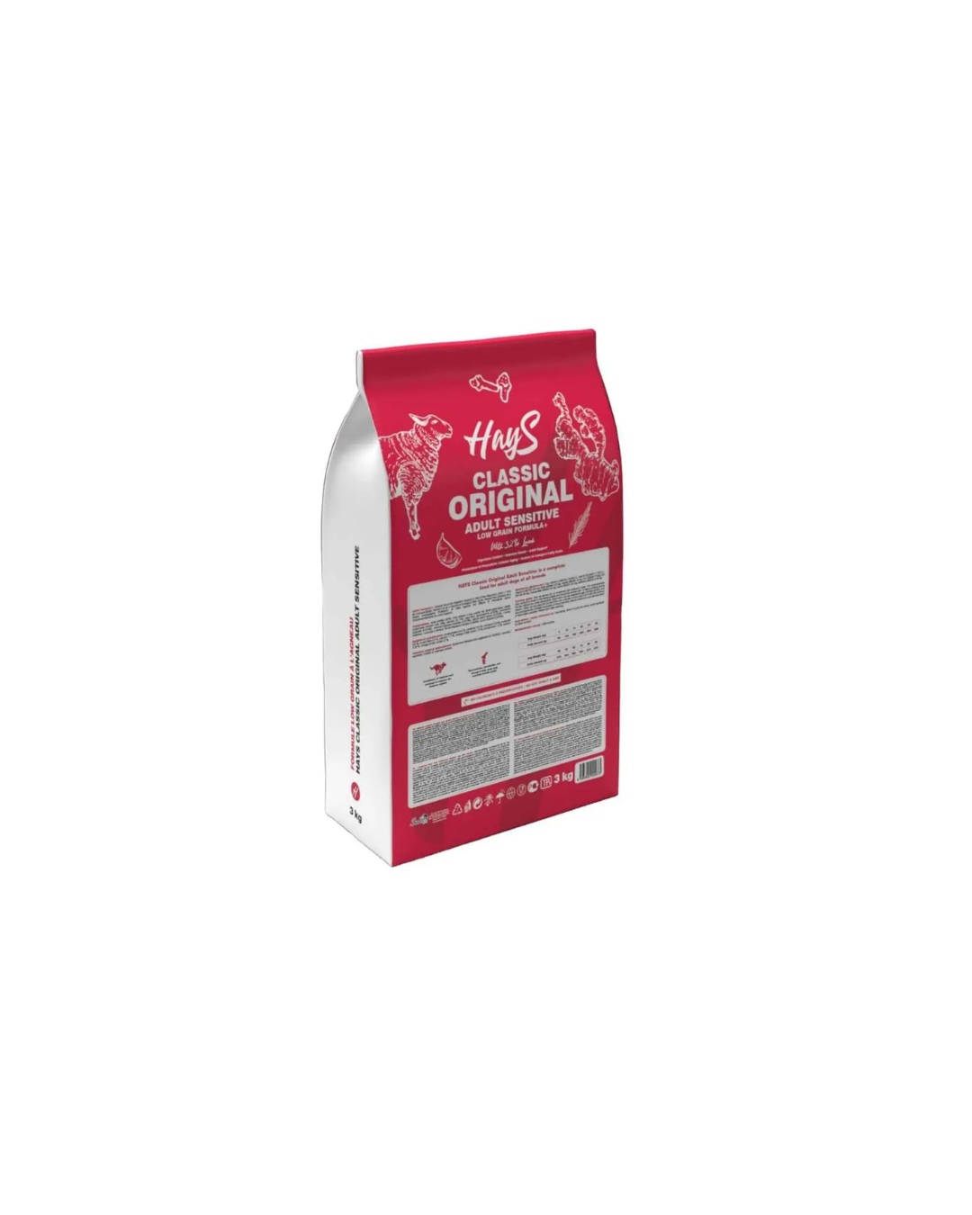Croquettes Sèches Hays Classic Agneau – Chiens Adultes Sensibles 