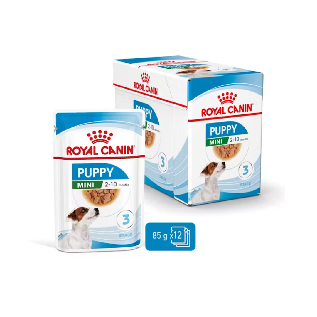 Mini Puppy Wet 12x85g- Aliment Sec- Royal Canin