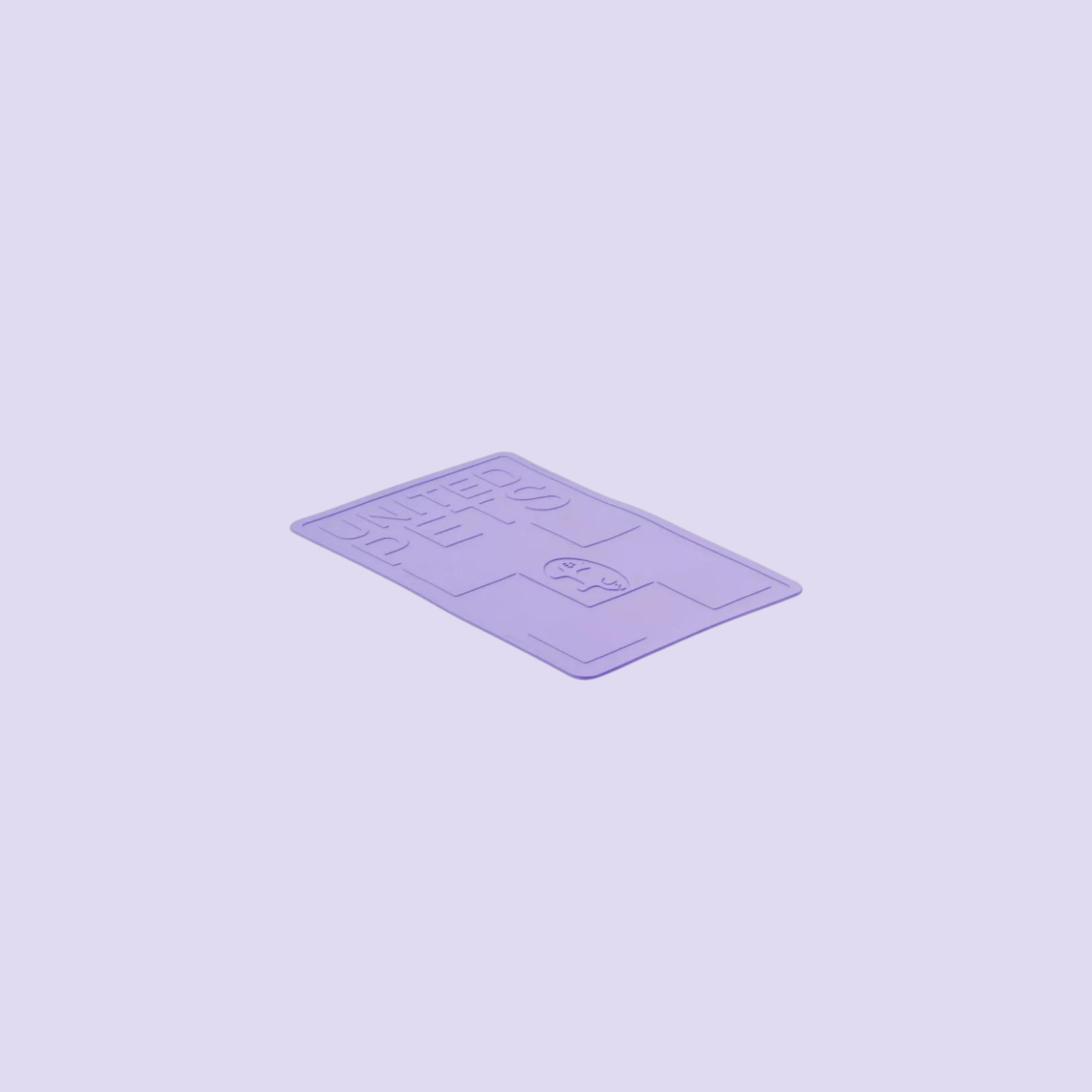 Tapis antidérapant et antibactérien - lilas moyen 45X30