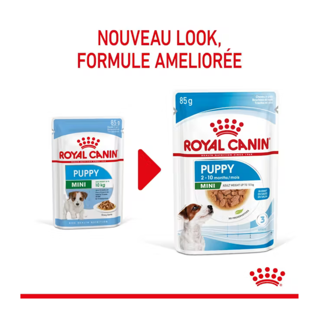 Mini Puppy Wet 12x85g- Aliment Sec- Royal Canin