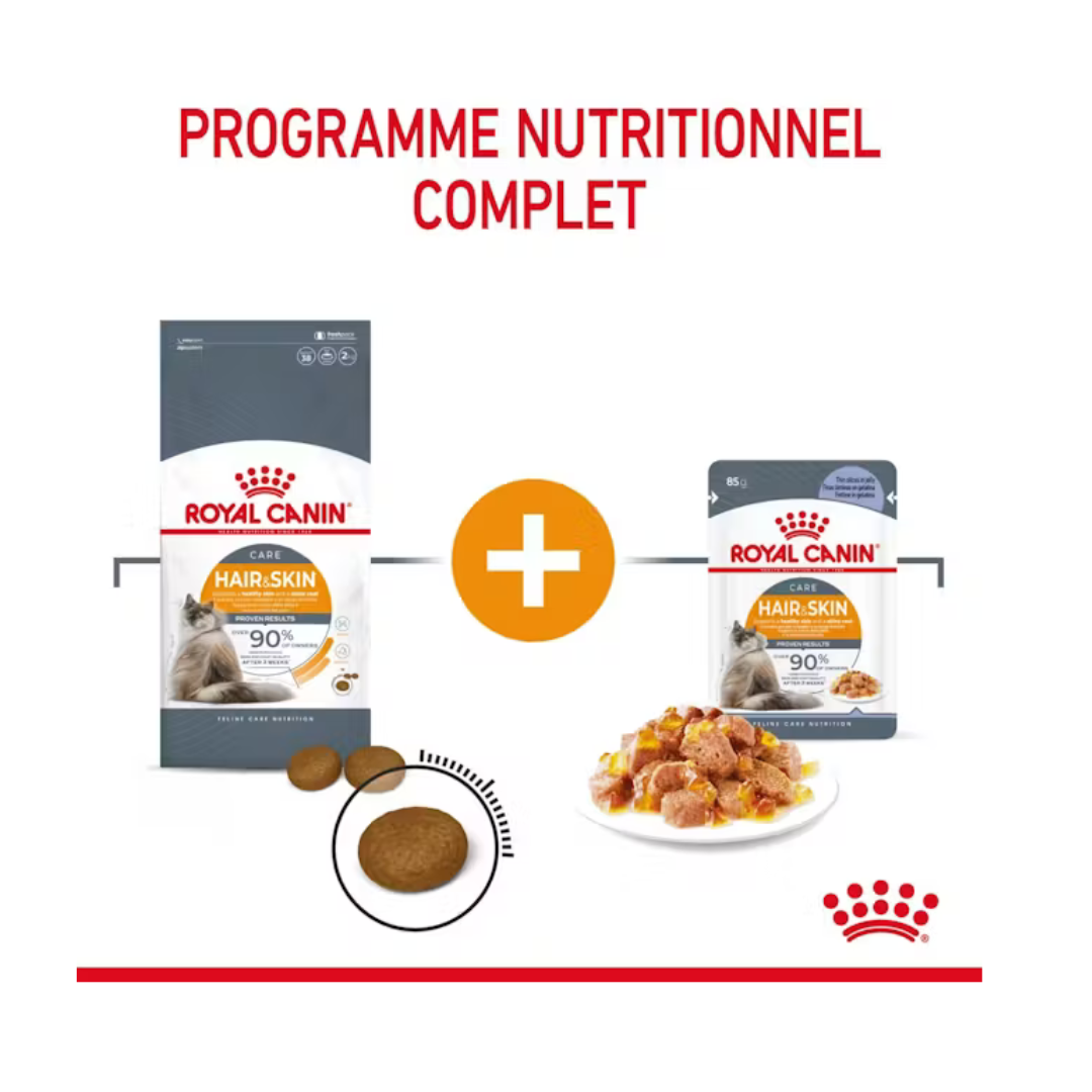 Hair & Skin Care 12x85g- Aliment Humide- Royal Canin