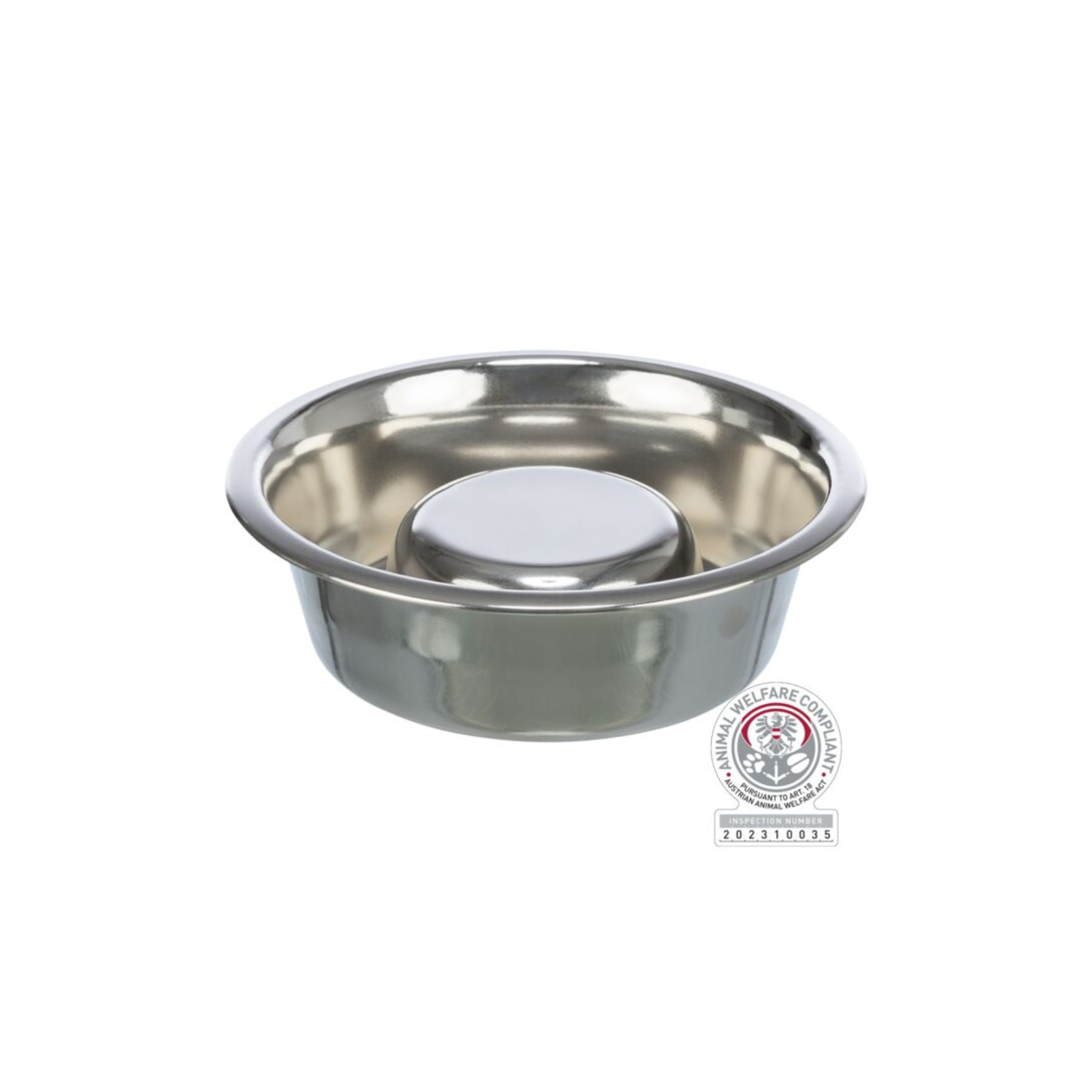 Gamelle en Acier Inoxydable d’Alimentation Lente – Slow Feeding Bowl