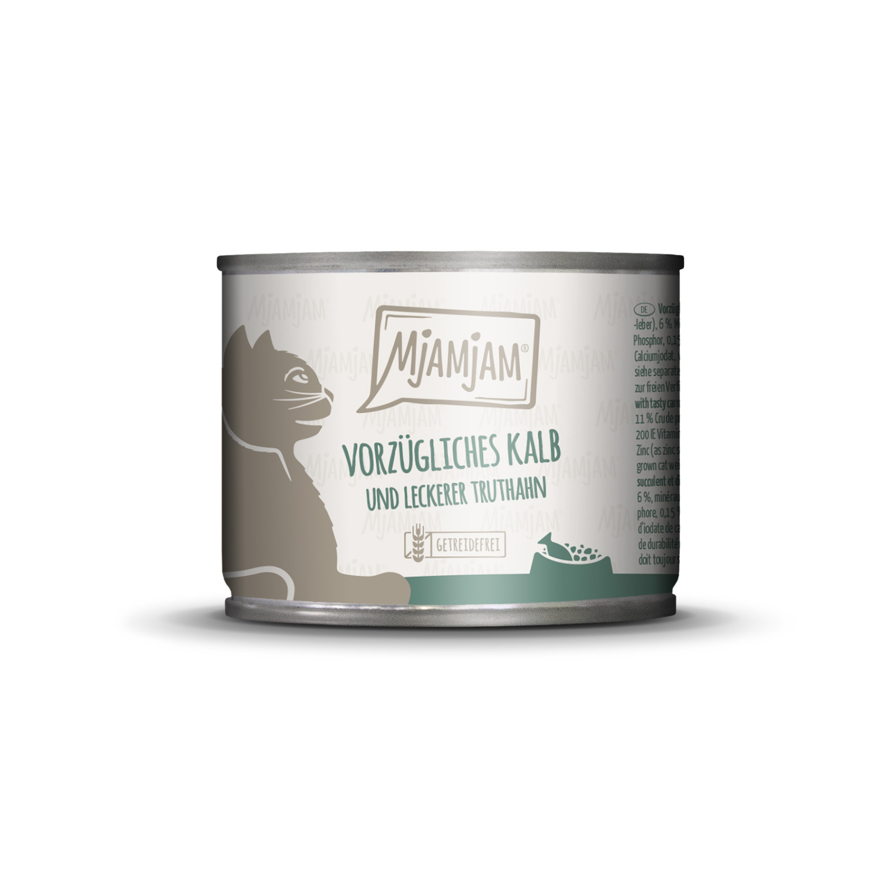 Veau exquis et dinde savoureuse avec fines carottes – Chat – 200g – repas délicieux