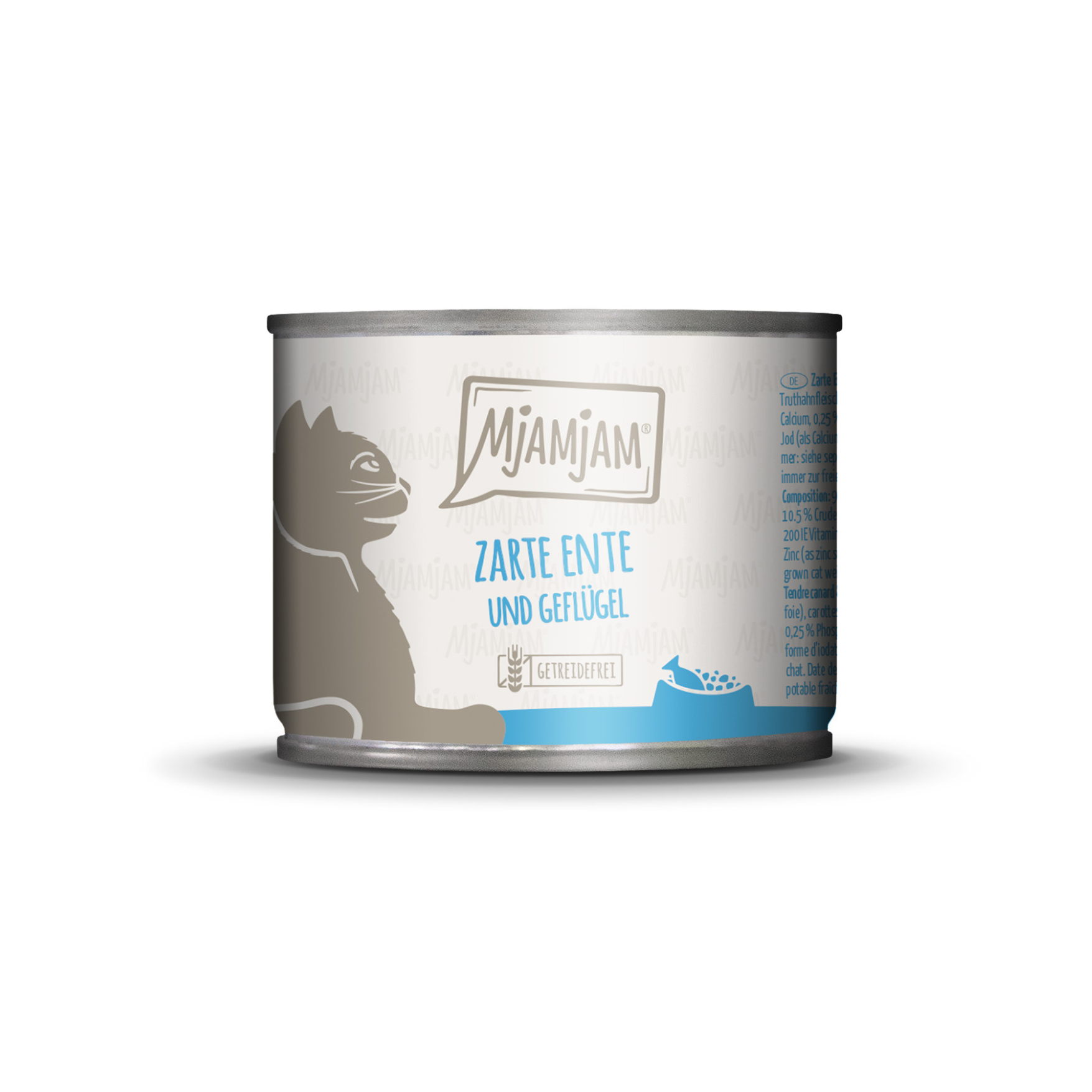 Canard tendre et volaille avec de savoureuses carottes - Chat - 200g - repas délicieux