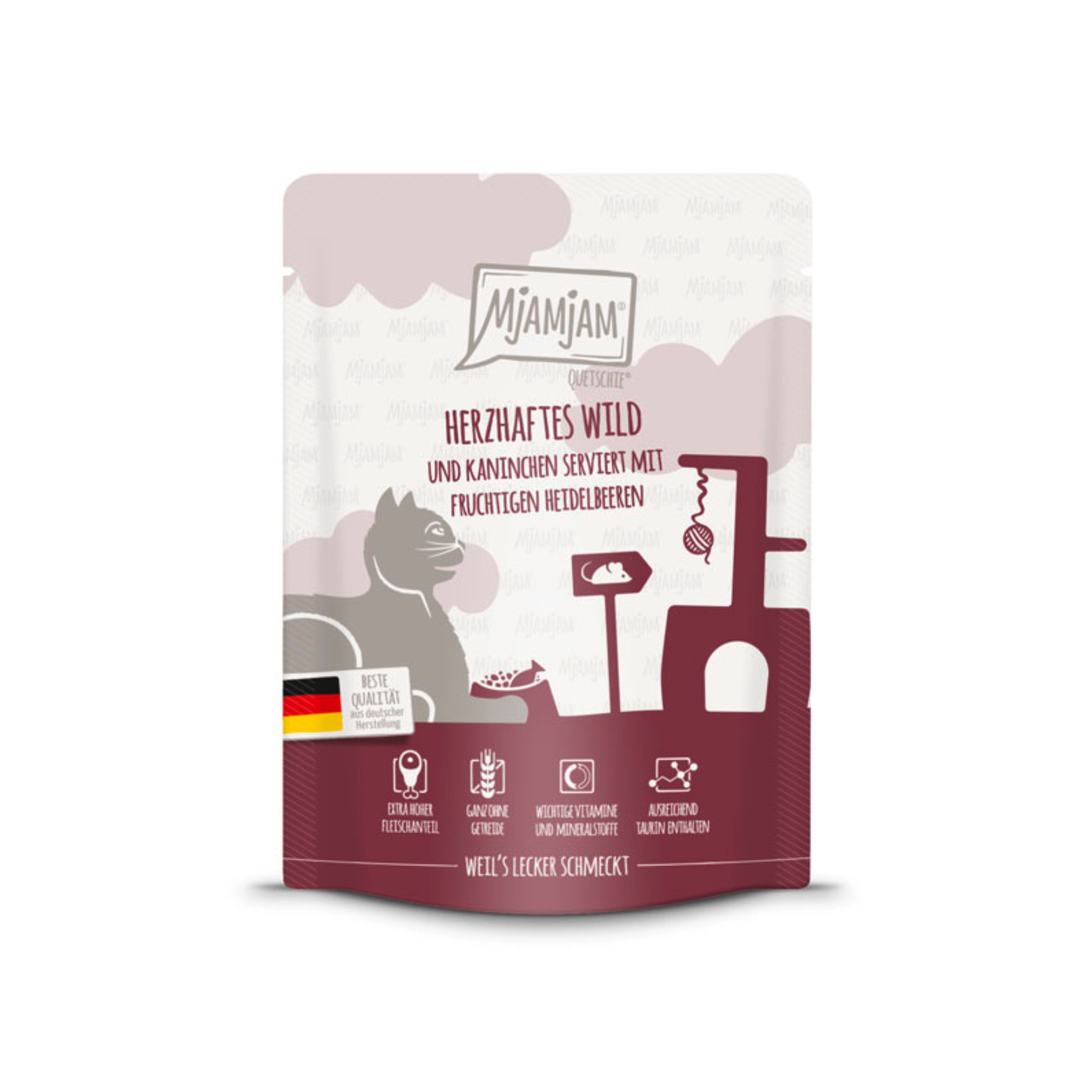 MjAMjAM – Gibier savoureux & lapin aux myrtilles fruitées 300g