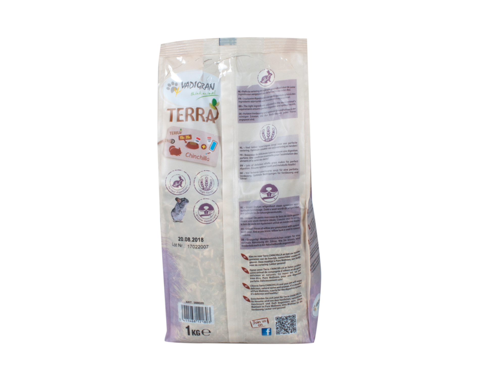 TERRA Chinchilla – Aliment Complet pour Chinchillas