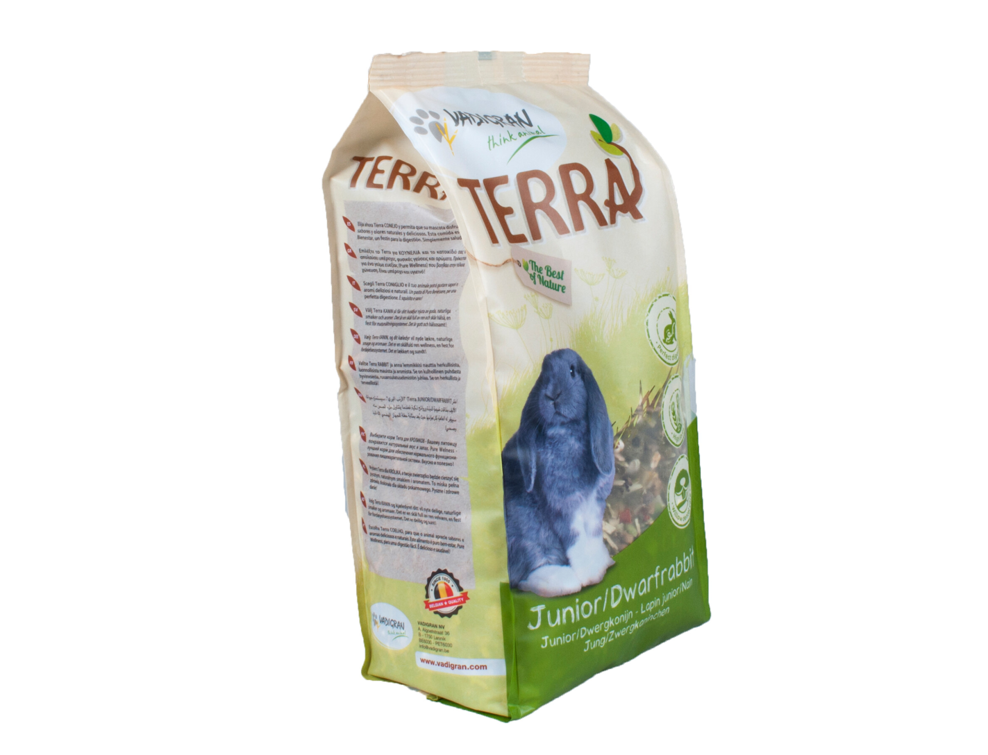 TERRA Junior & Lapin Nain – Aliment Complet pour Jeunes Lapins et Races Naines