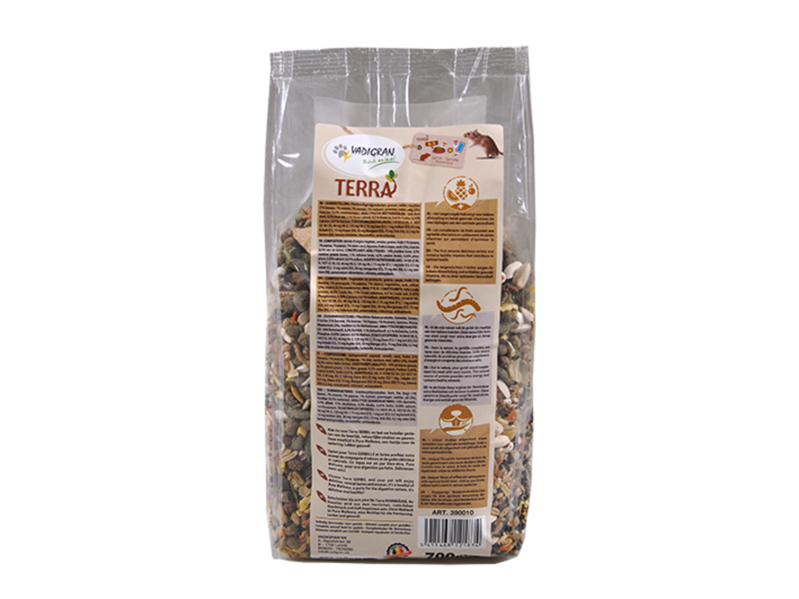 TERRA Gerbille 700 g – Aliment Complet pour Gerbille