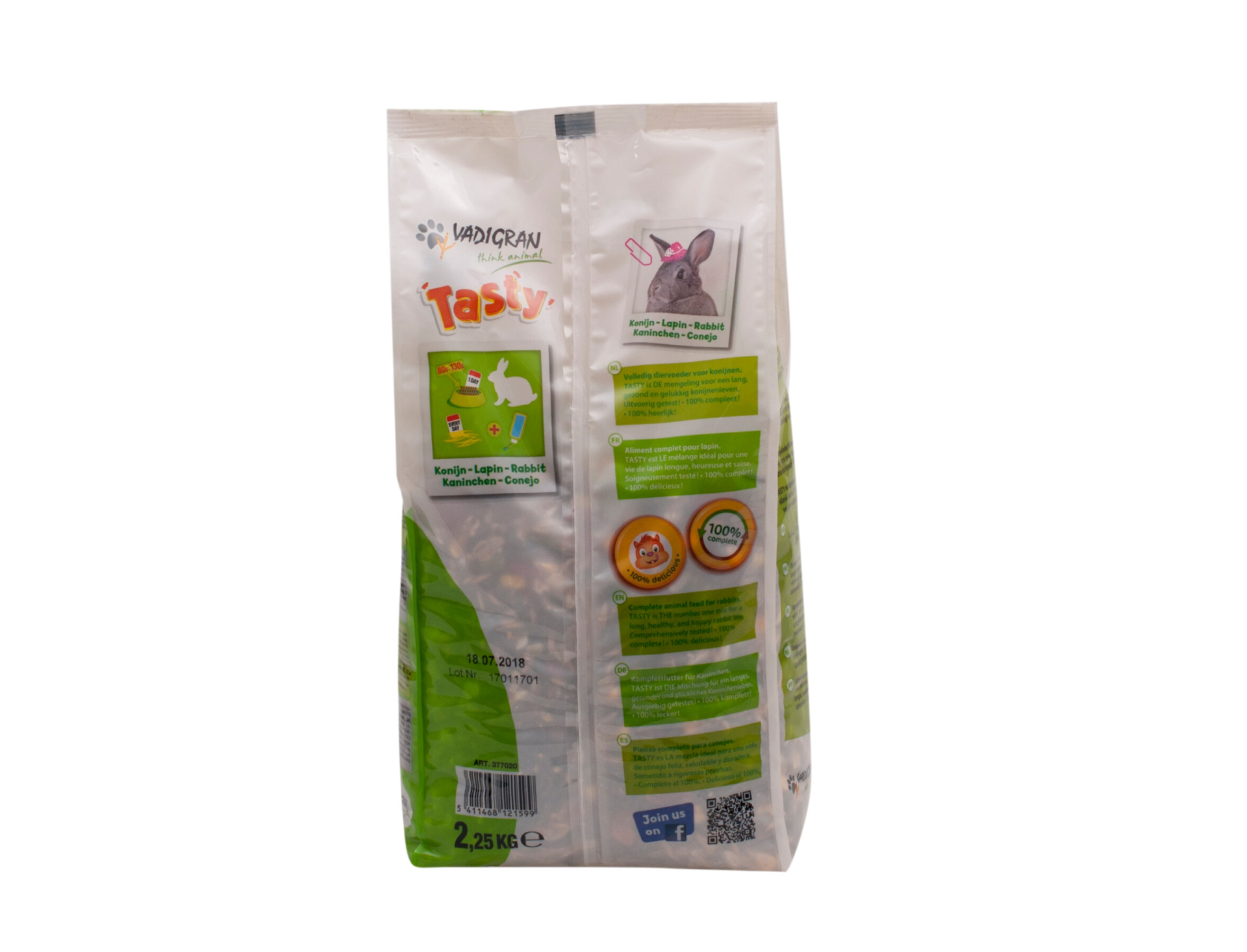 TASTY LAPIN – Aliment Complet pour Lapins
