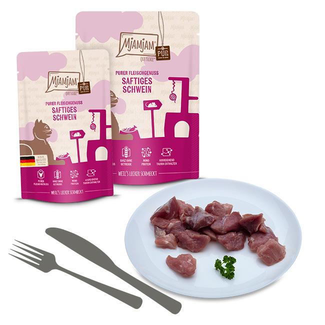 Festin 100 % viande – Porc pur et succulent – Chat – 125g Quetschies – festin 100 % viande