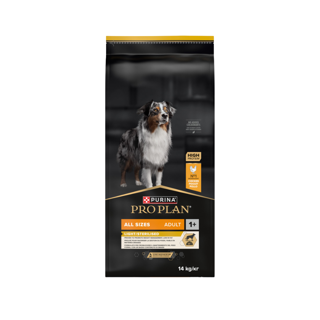 Pro Plan Chien All Size Adulte Light/Sterilised Poulet