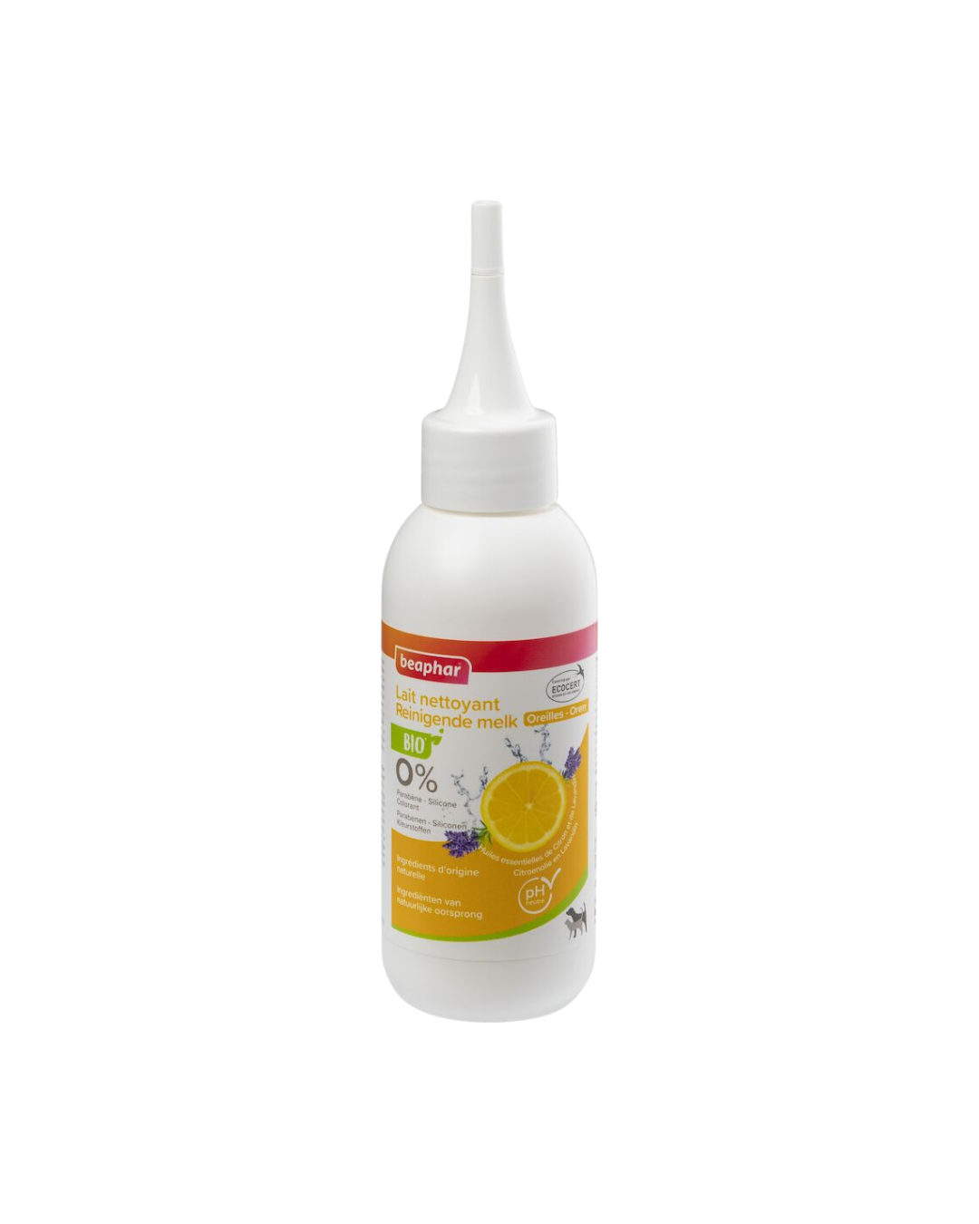 Lait Nettoyant Auriculaire Bio 100ml – Pour Chiens et Chats – Beaphar