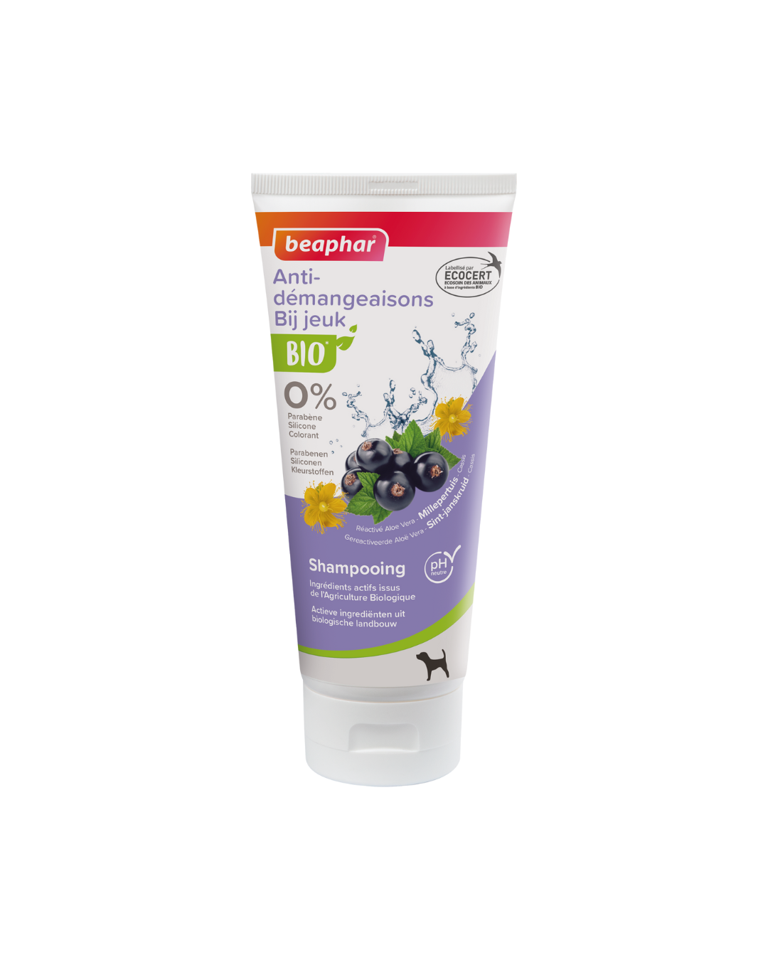 Shampooing Bio Anti-Démangeaisons pour Chiens 200ml – Beaphar