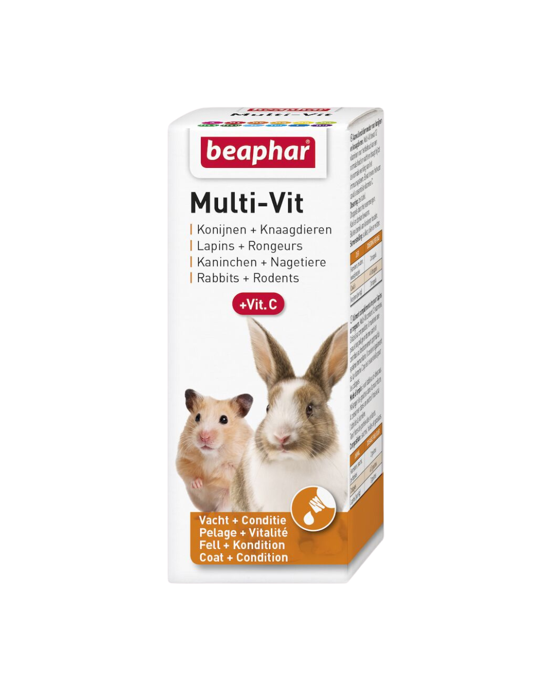 Multi-Vitamines pour Lapins et Rongeurs 50 ml - Beaphar