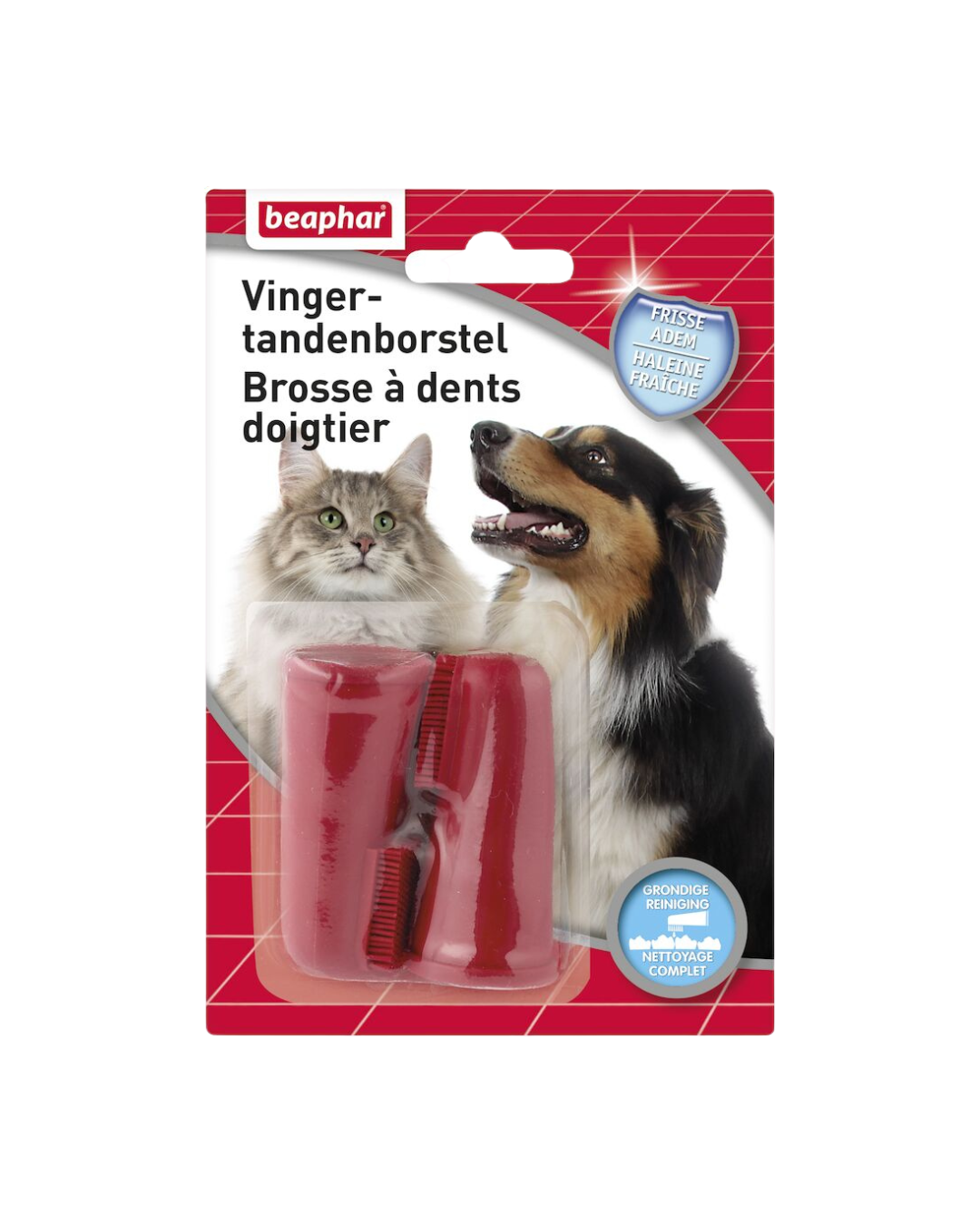 Brosses à Dents Doigt x2 – pour Chiens et Chats – Beaphar
